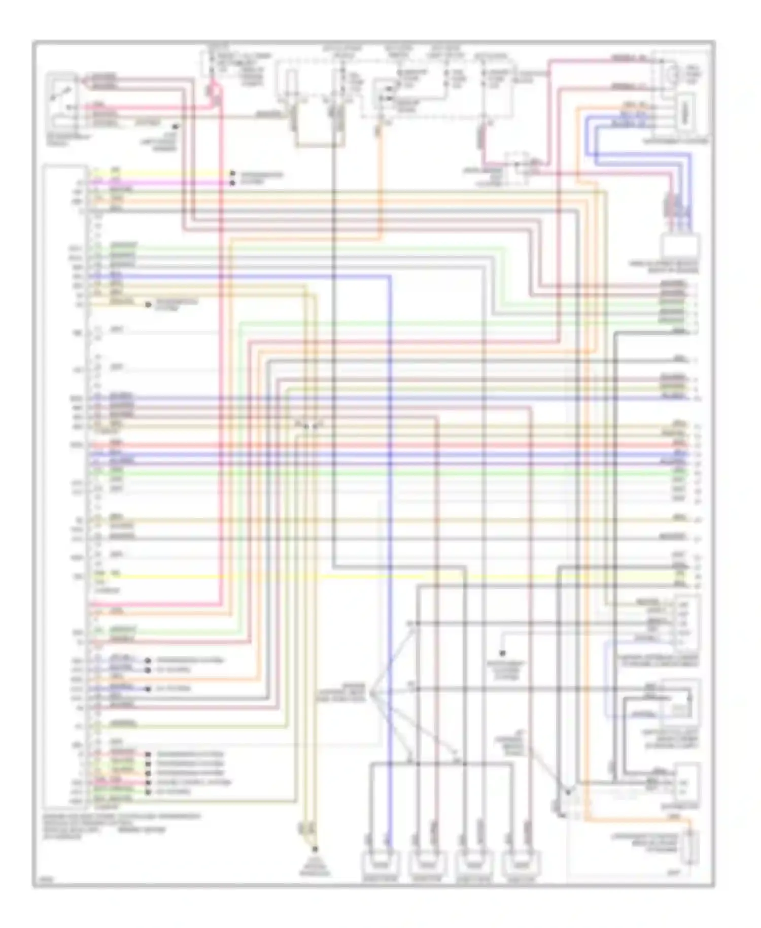 Celica Toyota T200 facelift (1995-1999): Wiring diagram engine performance 2.2ls (1 of 2)