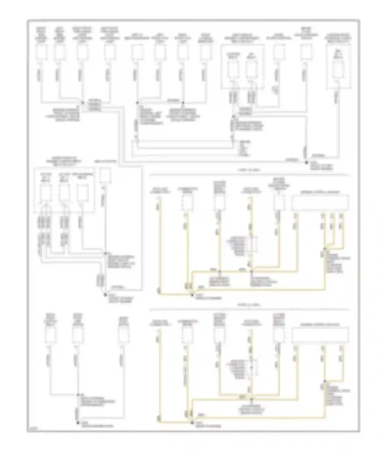 Celica Toyota T200 facelift (1995-1999): Ground distribution circuit (1 of 3)