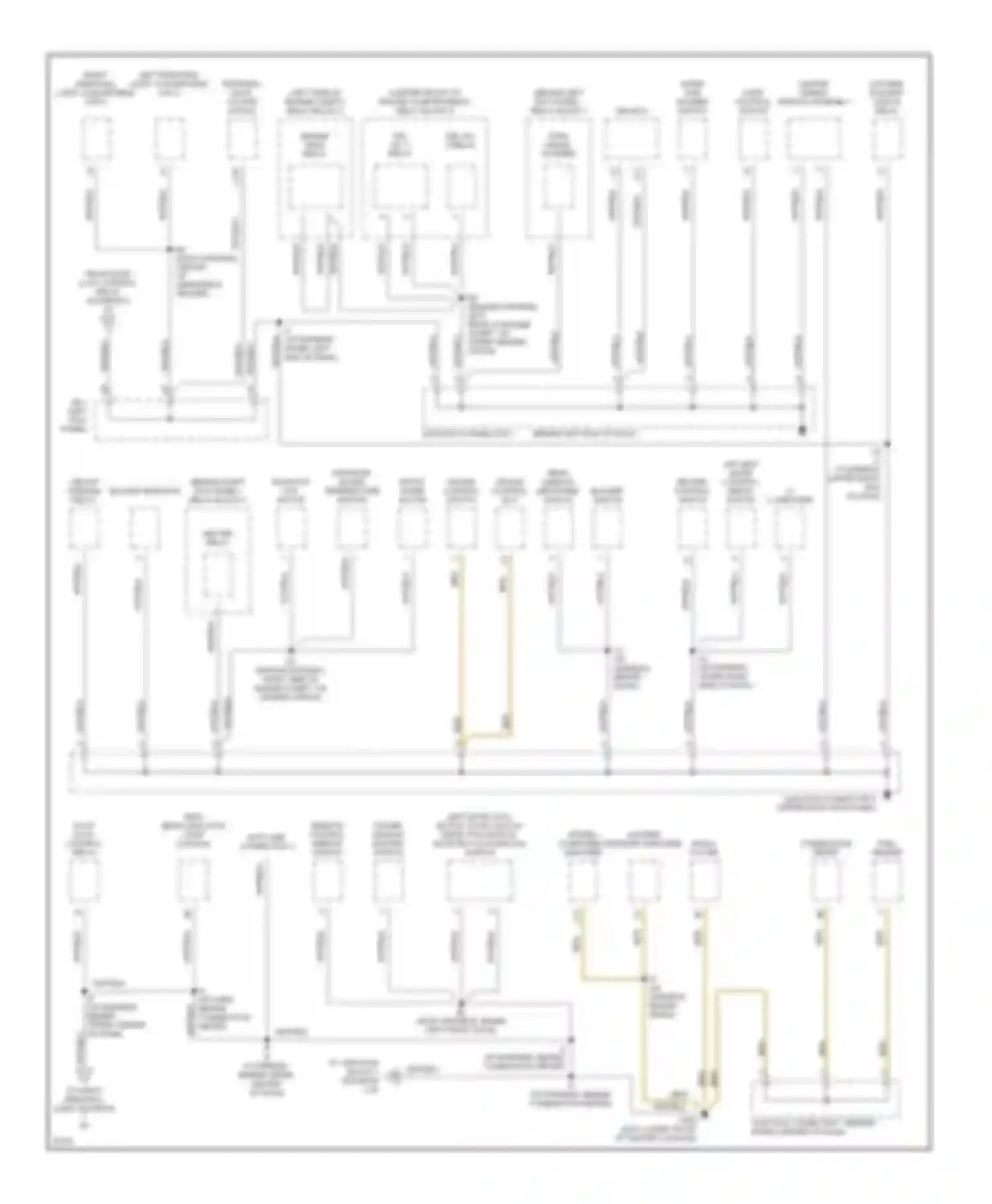 Celica Toyota T200 facelift (1995-1999): Ground distribution circuit (2 of 3)