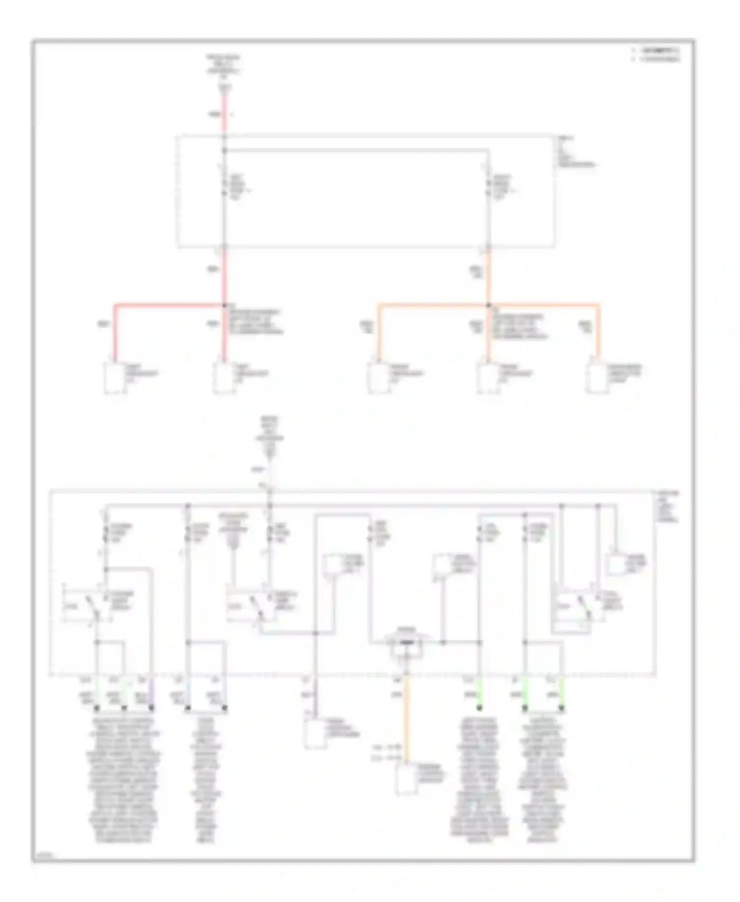 Celica Toyota T200 facelift (1995-1999): Power distribution circuit (3 of 3)