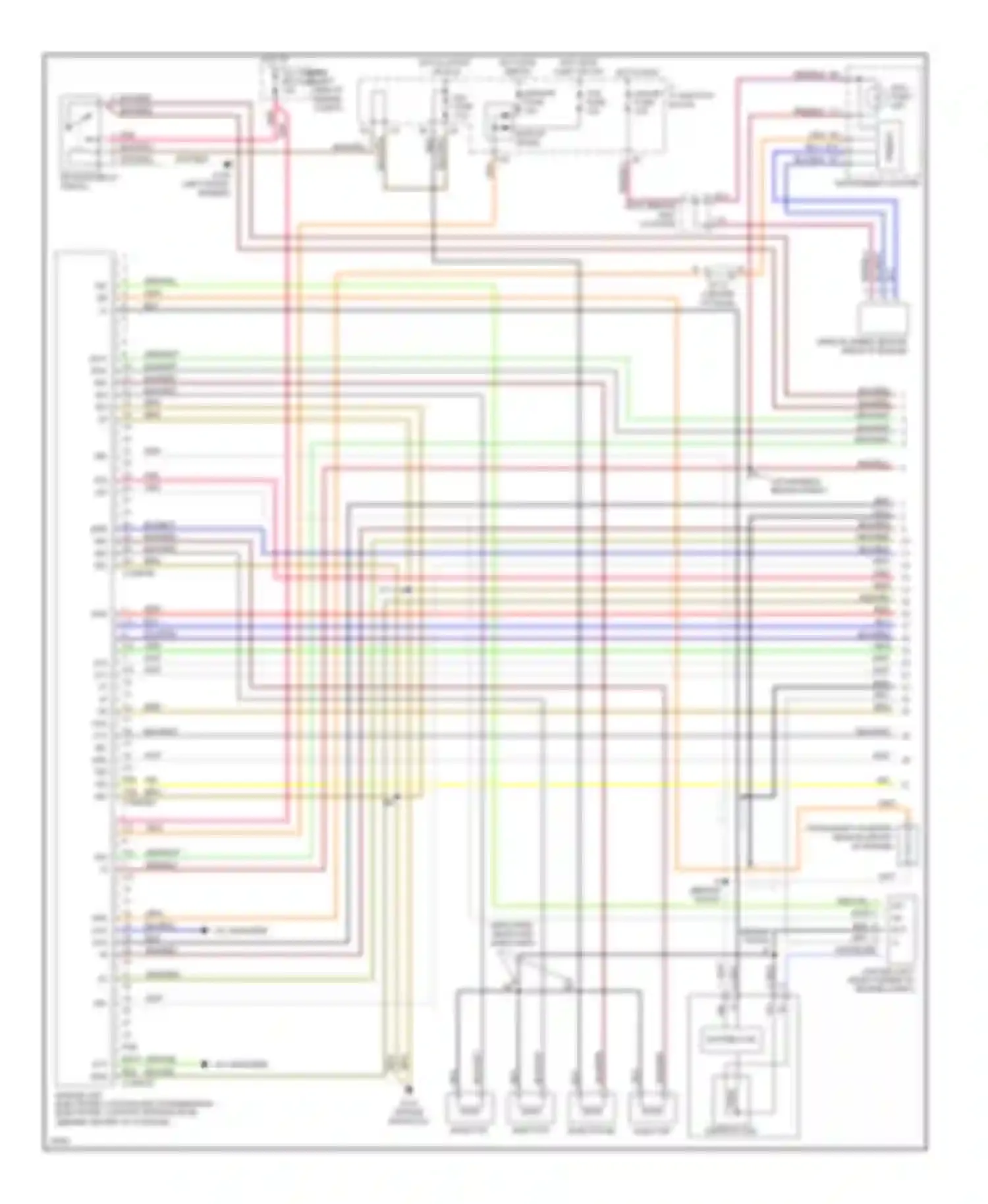 Wiring diagram hot with defog on for Toyota Celica T200 facelift (1995-1999) (1 of 2)