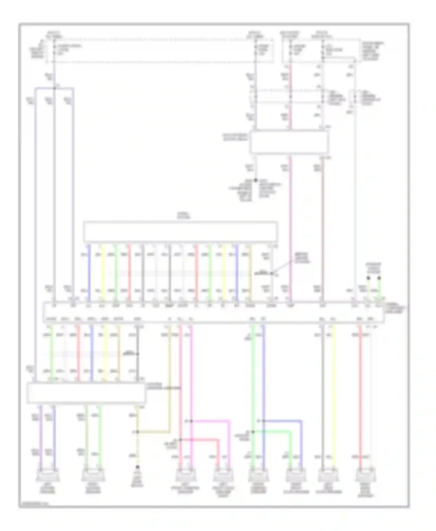 Wiring diagram left front tweeter speaker for Toyota Celica T200 facelift (1995-1999) (1 of 1)