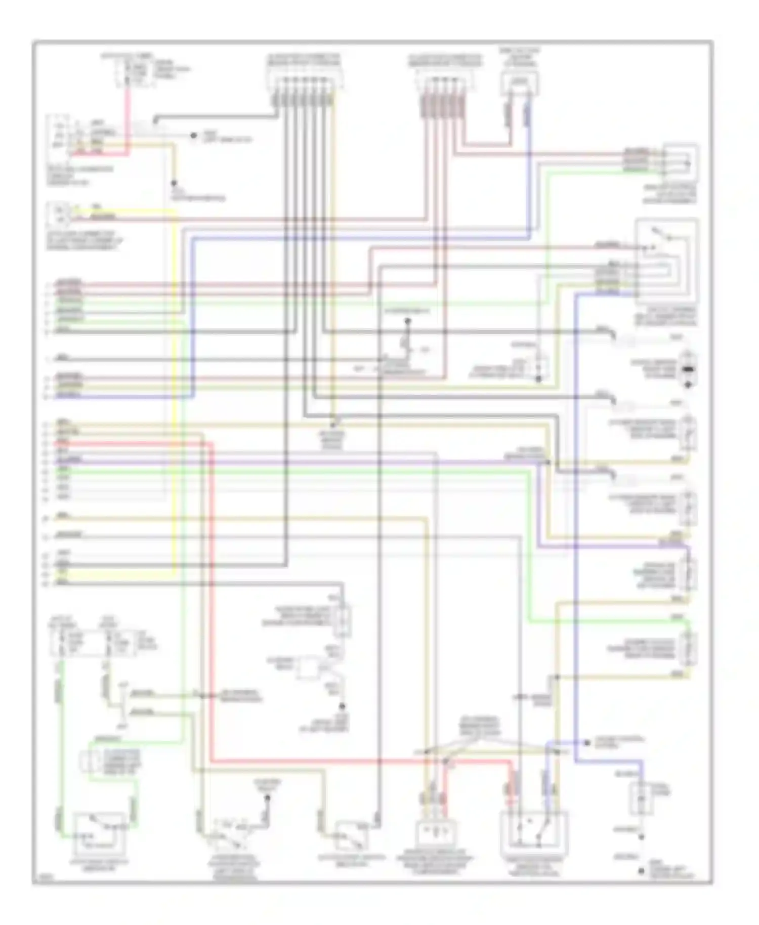 Wiring diagram starter relay for Toyota Celica T200 facelift (1995-1999) (2 of 2)