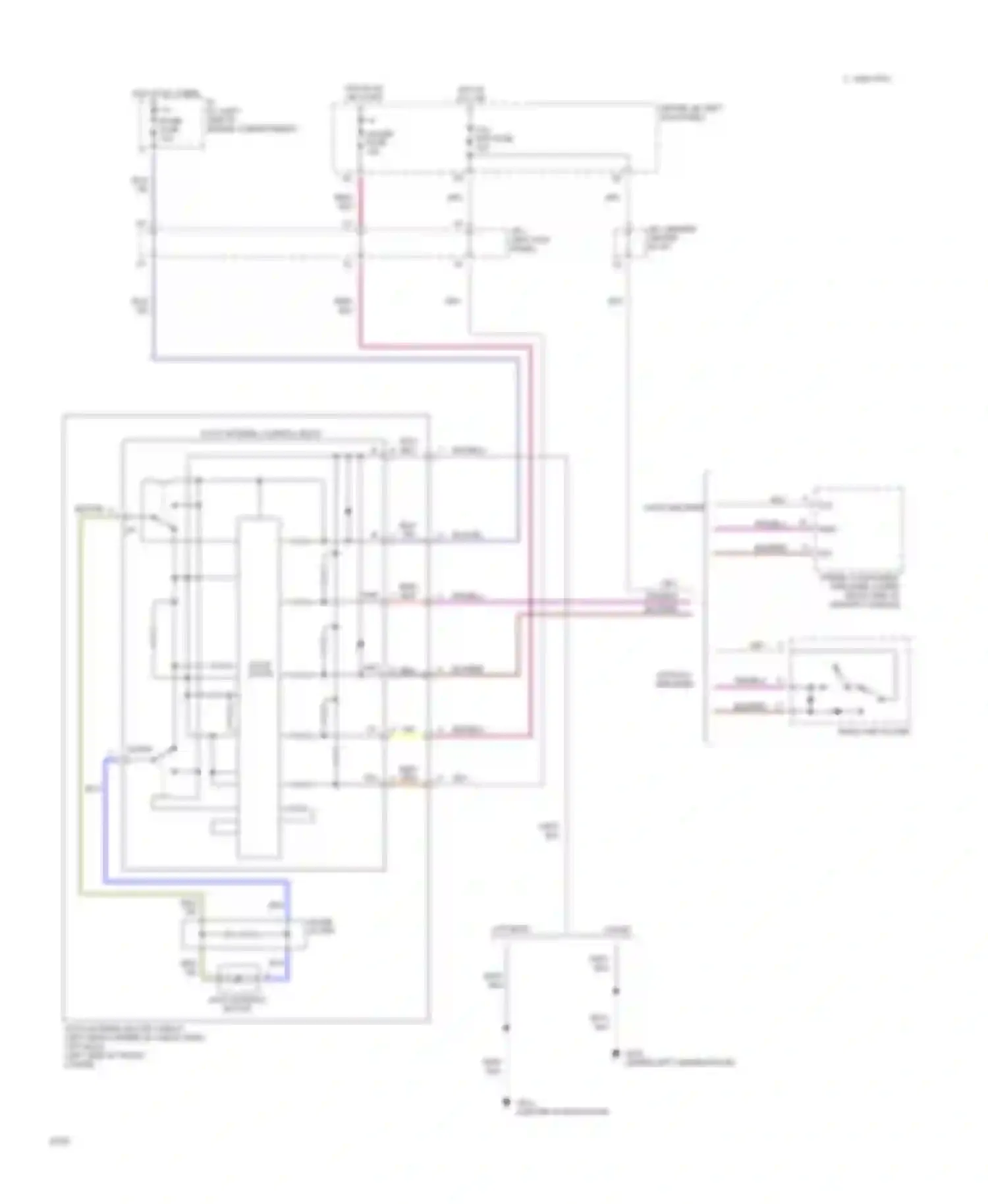 Celica Toyota T200 (1993-1995): Power antenna circuit