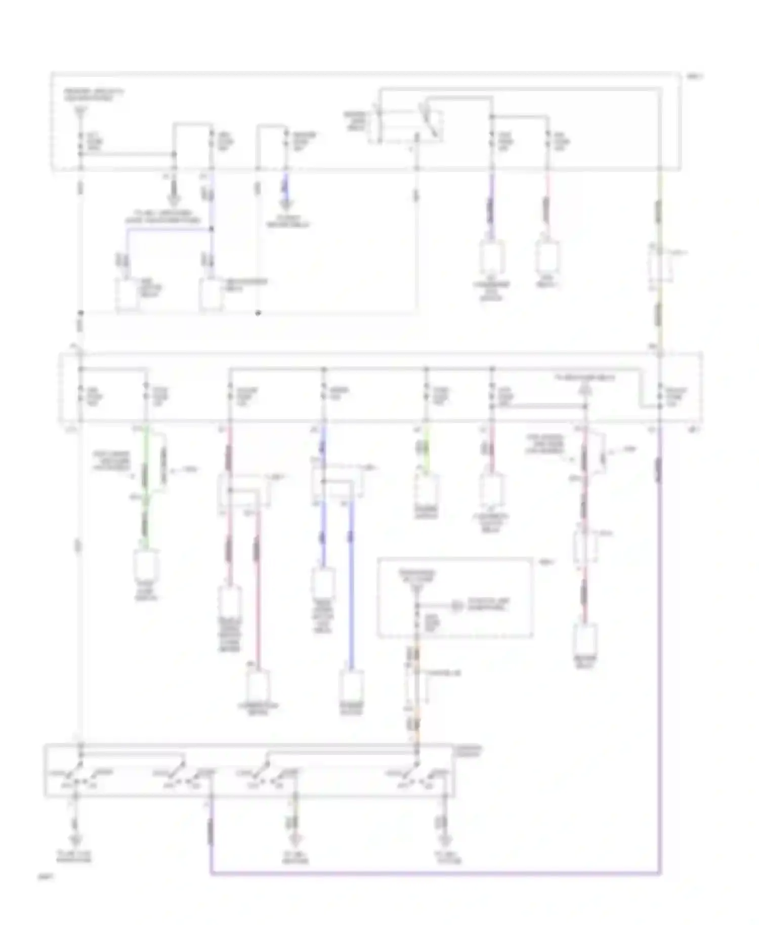 Celica Toyota T200 (1993-1995): Power distribution circuit (2 of 4)