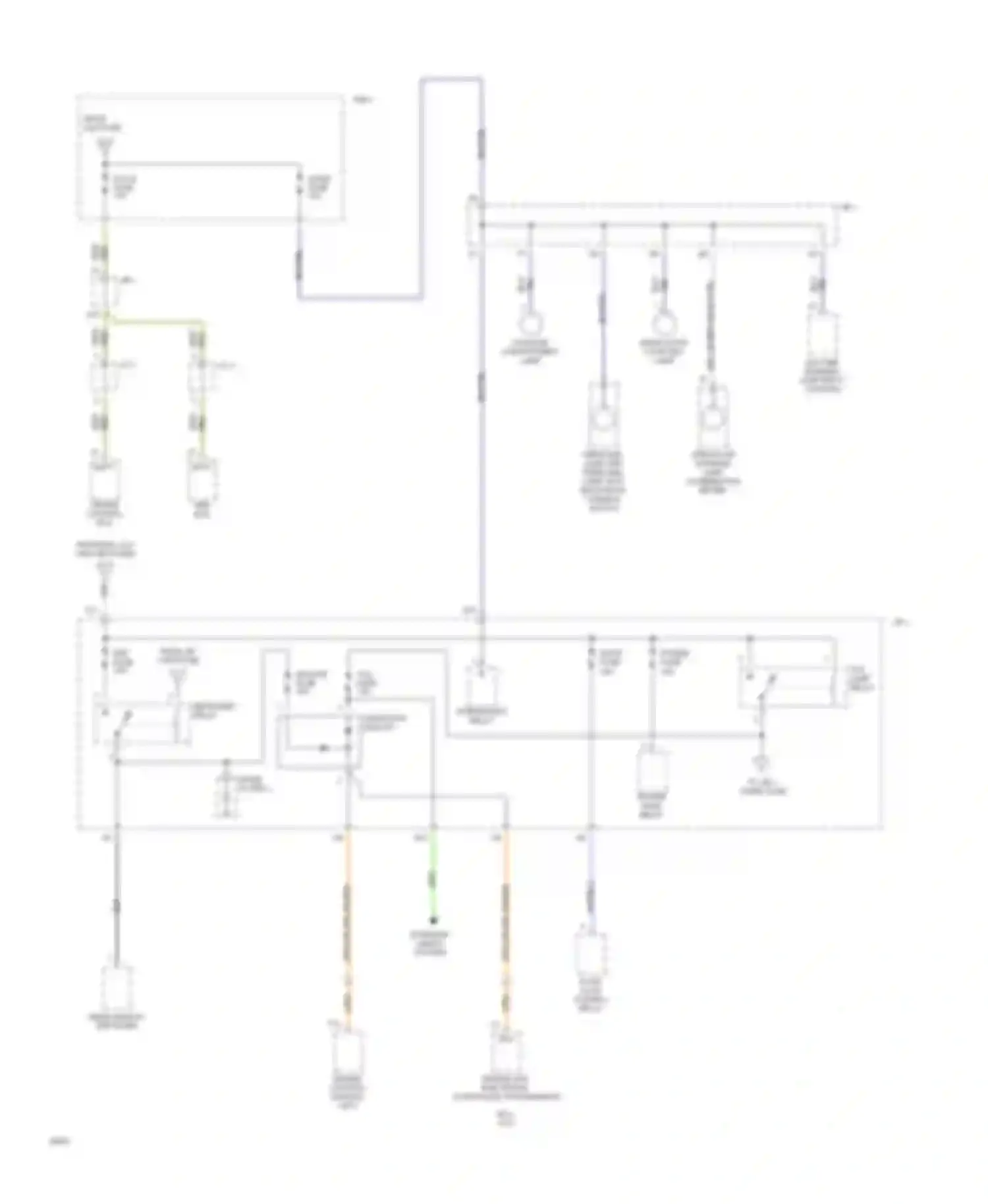 Celica Toyota T200 (1993-1995): Power distribution circuit (3 of 4)
