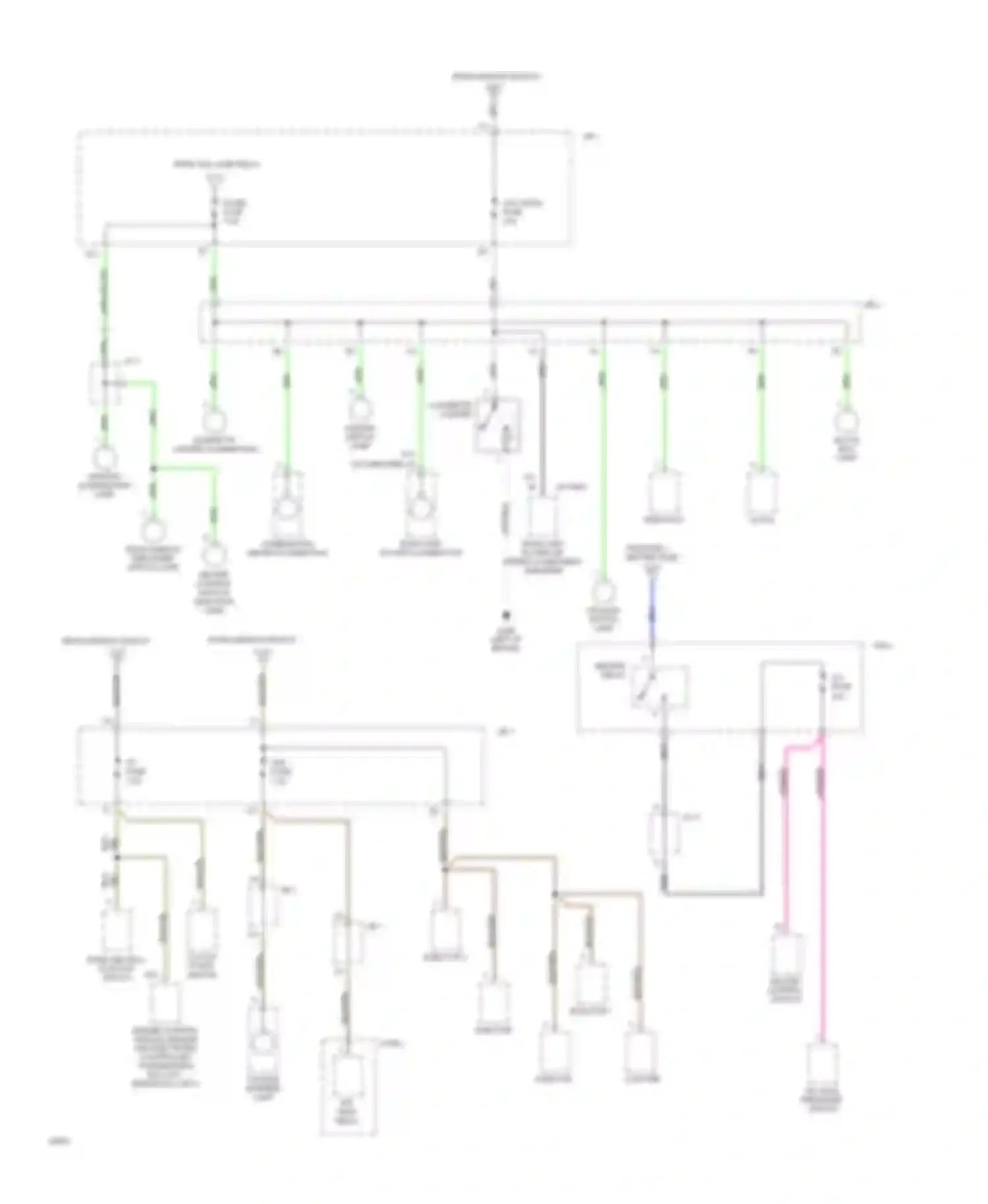 Celica Toyota T200 (1993-1995): Power distribution circuit (4 of 4)