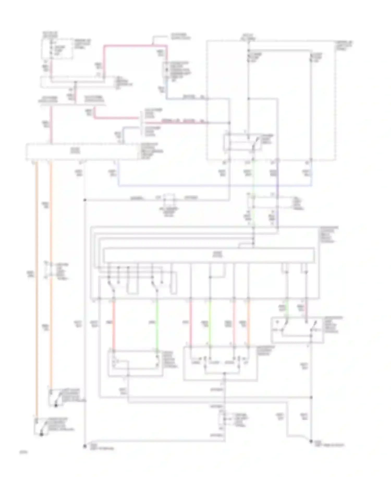 Celica Toyota T200 (1993-1995): Moonroof circuit