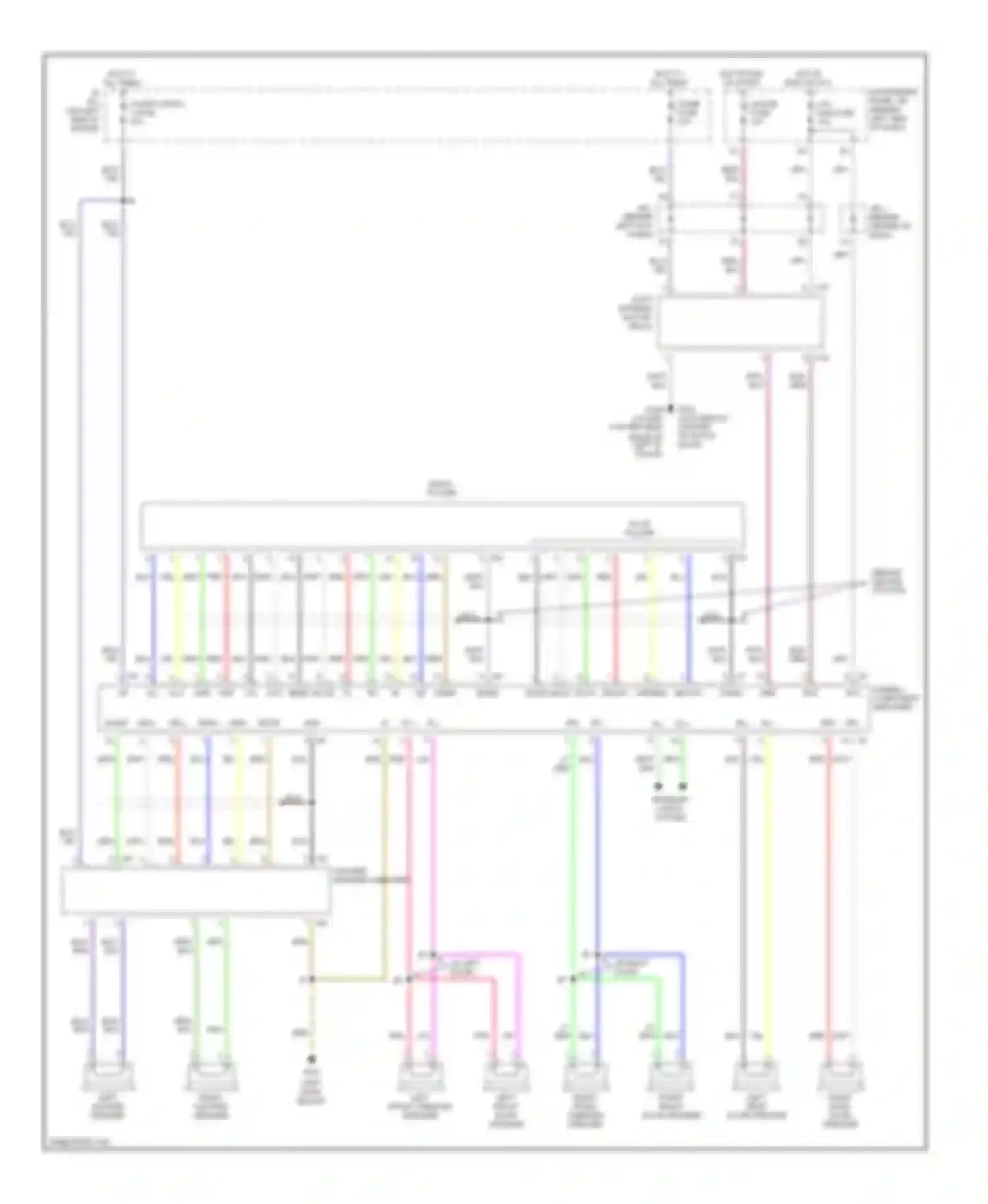 Celica Toyota T200 (1993-1995): Radio circuits, with separate amplifier