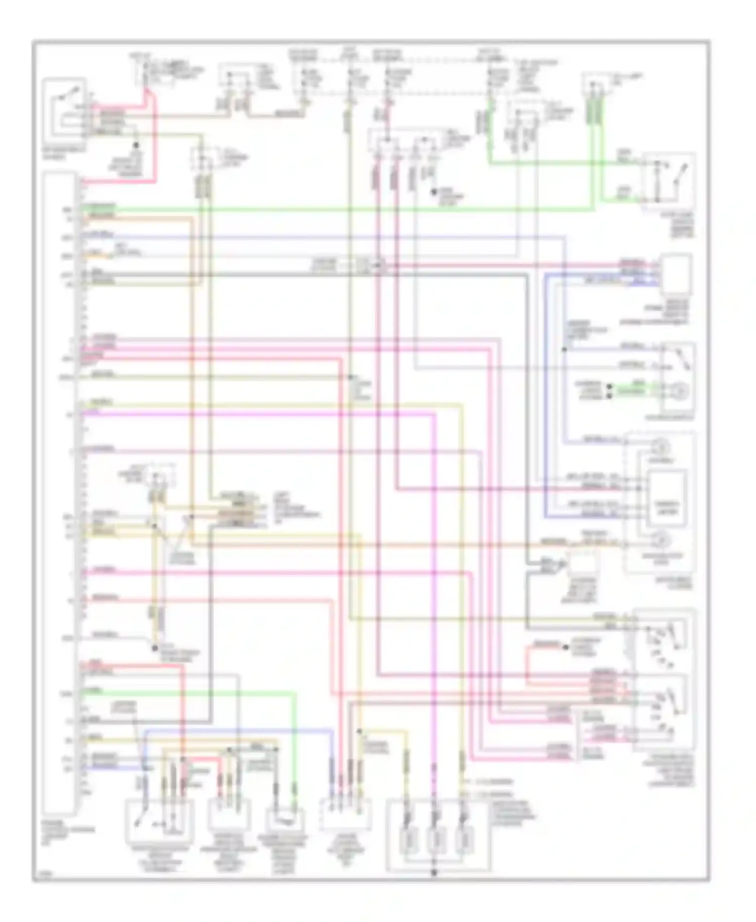 Wiring diagram blk/org for Toyota Celica T200 (1993-1995) (6 of 9)