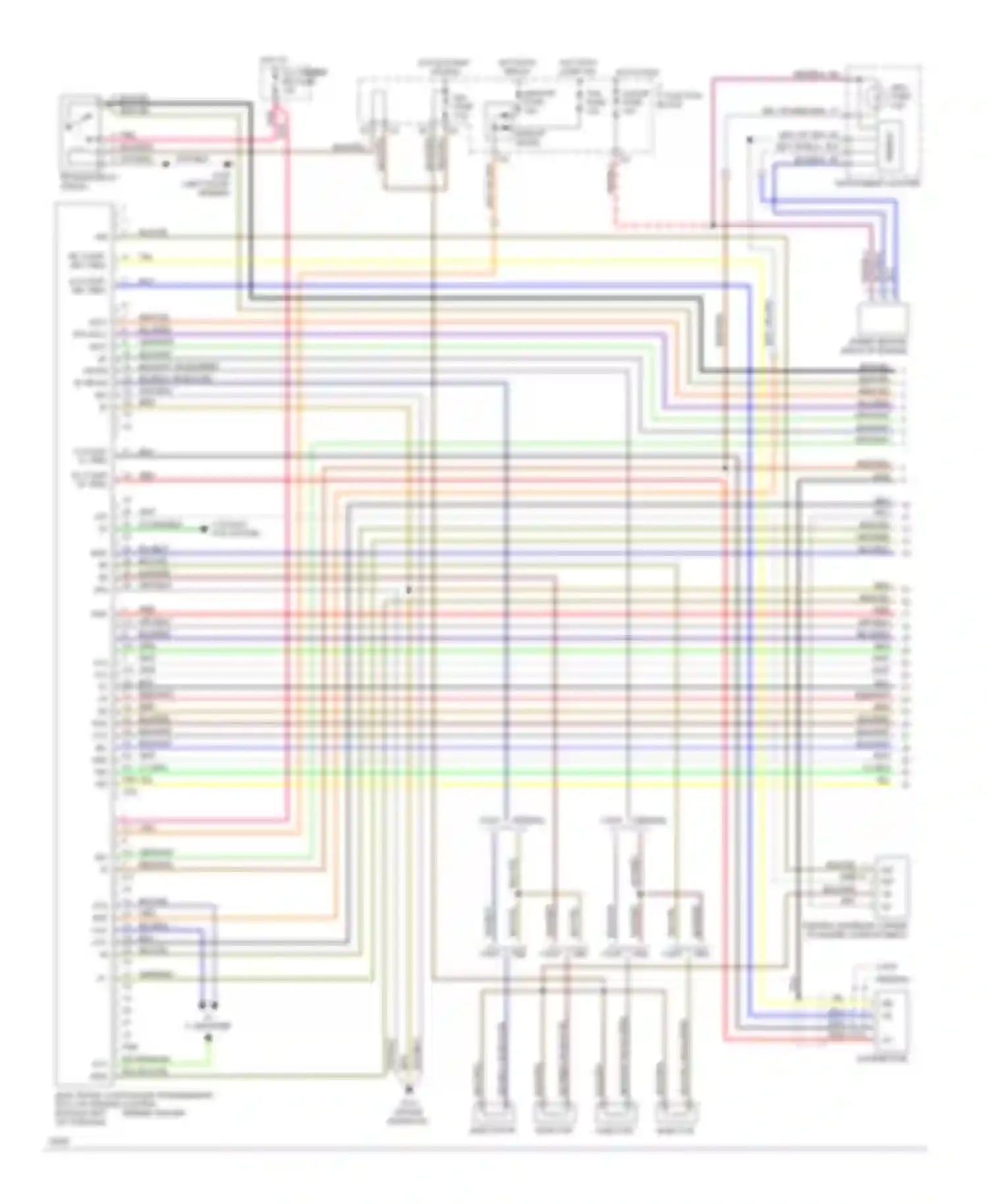 Wiring diagram blk/org for Toyota Celica T200 (1993-1995) (9 of 9)
