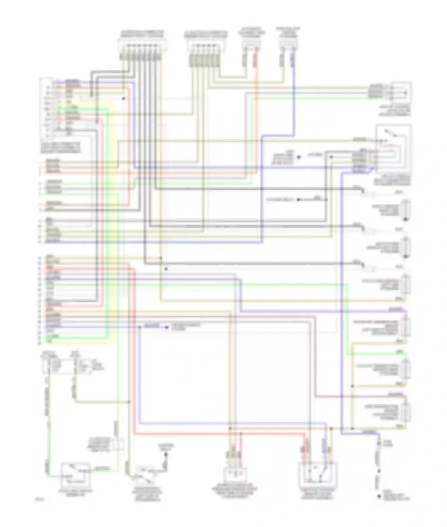 Wiring diagram cruise control system for Toyota Celica T200 (1993-1995) (1 of 3)