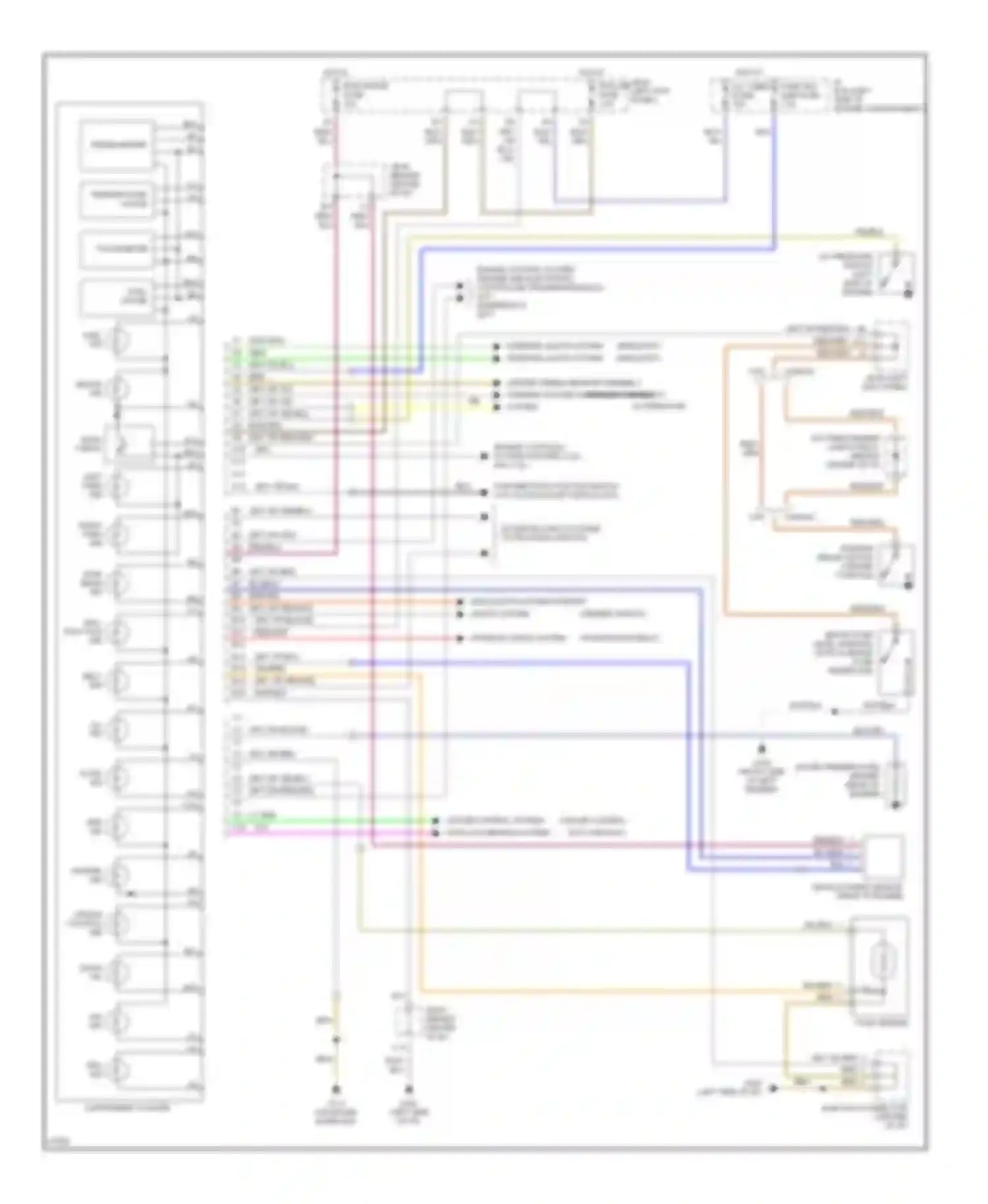 Wiring diagram hot in run ign fuse for Toyota Celica T200 (1993-1995) (1 of 1)