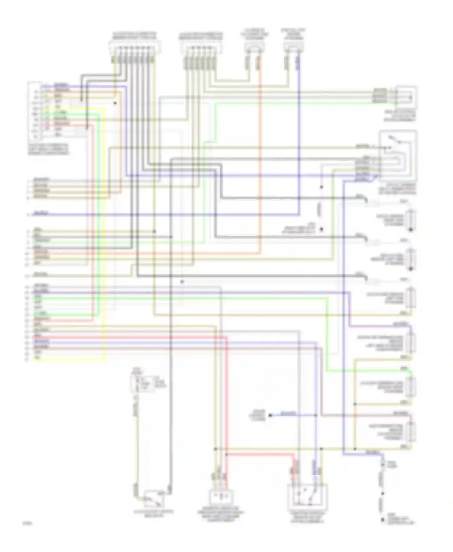 Wiring diagram i/p fuse block for Toyota Celica T200 (1993-1995) (2 of 2)