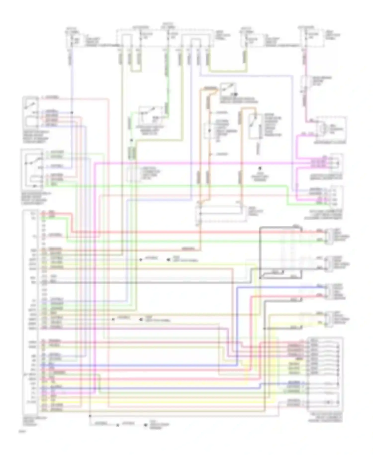 Wiring diagram right front abs speed sensor for Toyota Celica T200 (1993-1995) (1 of 1)