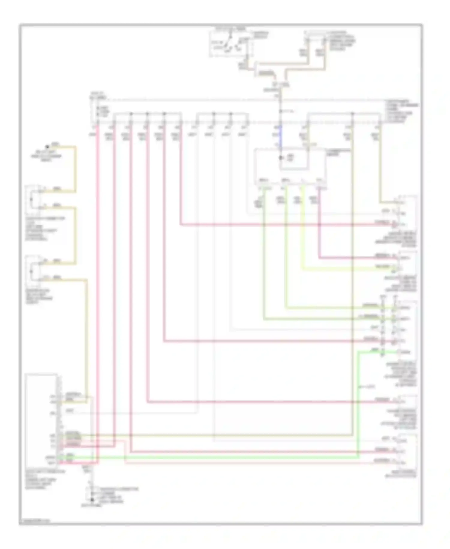 Celica Toyota T230 facelift (2002-2006): Computer data lines circuit