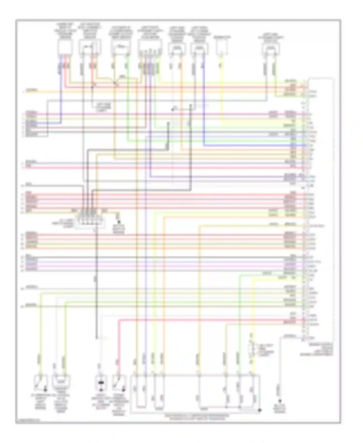 Celica Toyota T230 facelift (2002-2006): Wiring diagram engine performance 1.8l, gt (3 of 3)