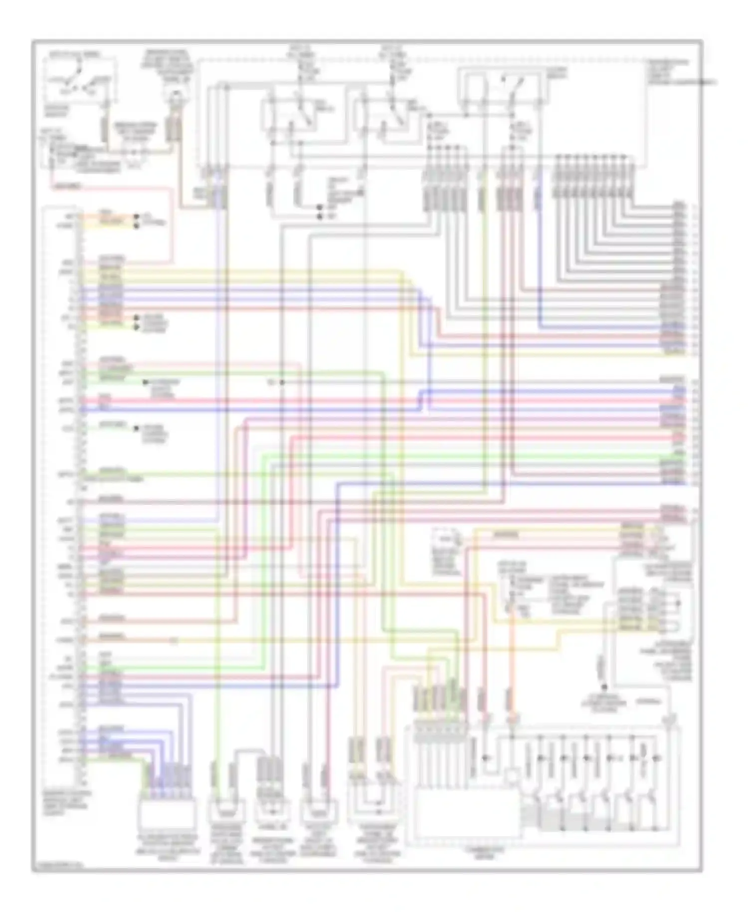 Celica Toyota T230 facelift (2002-2006): Wiring diagram engine performance 1.8l, gt-s (1 of 4)