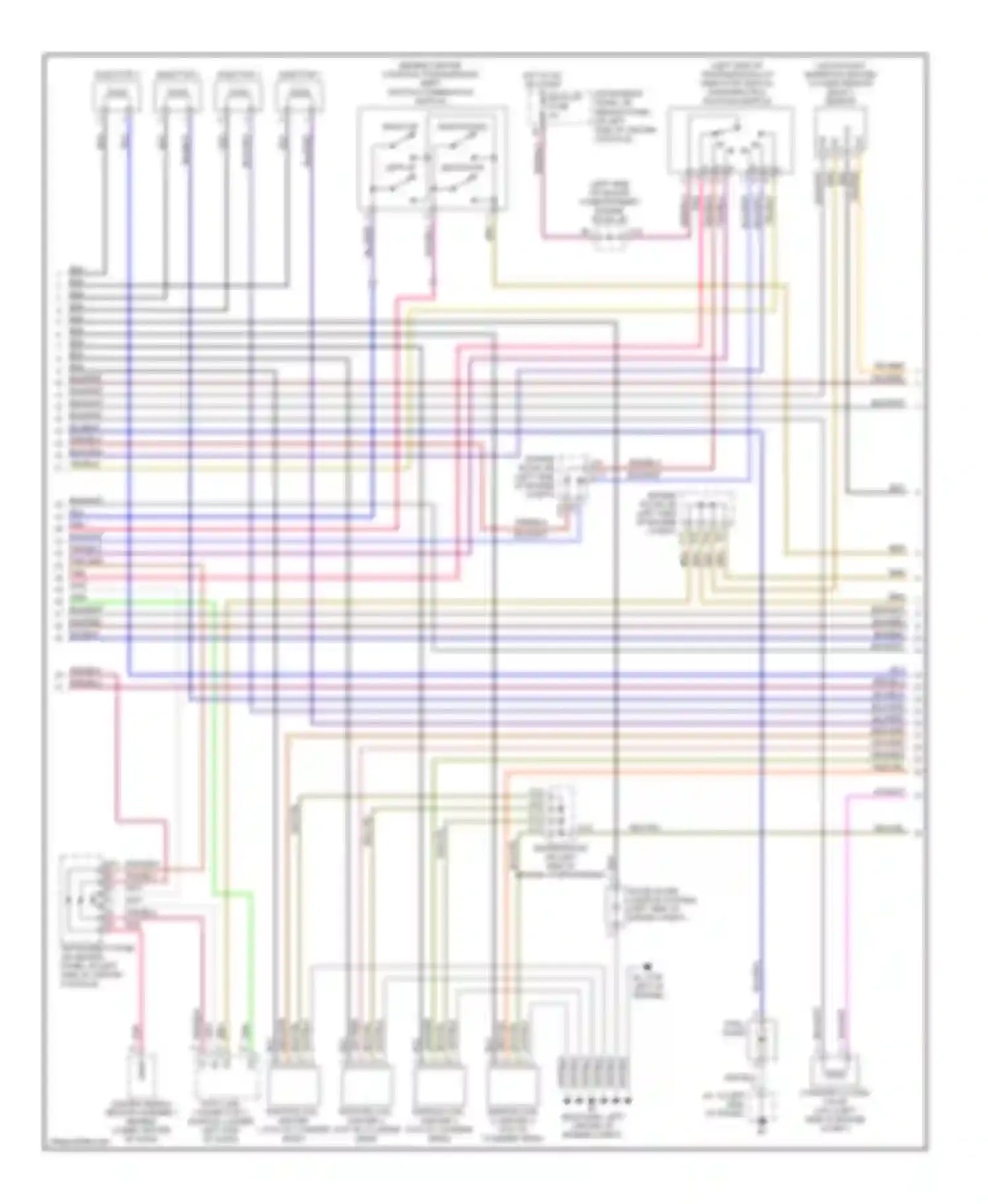 Celica Toyota T230 facelift (2002-2006): Wiring diagram engine performance 1.8l, gt-s (2 of 4)