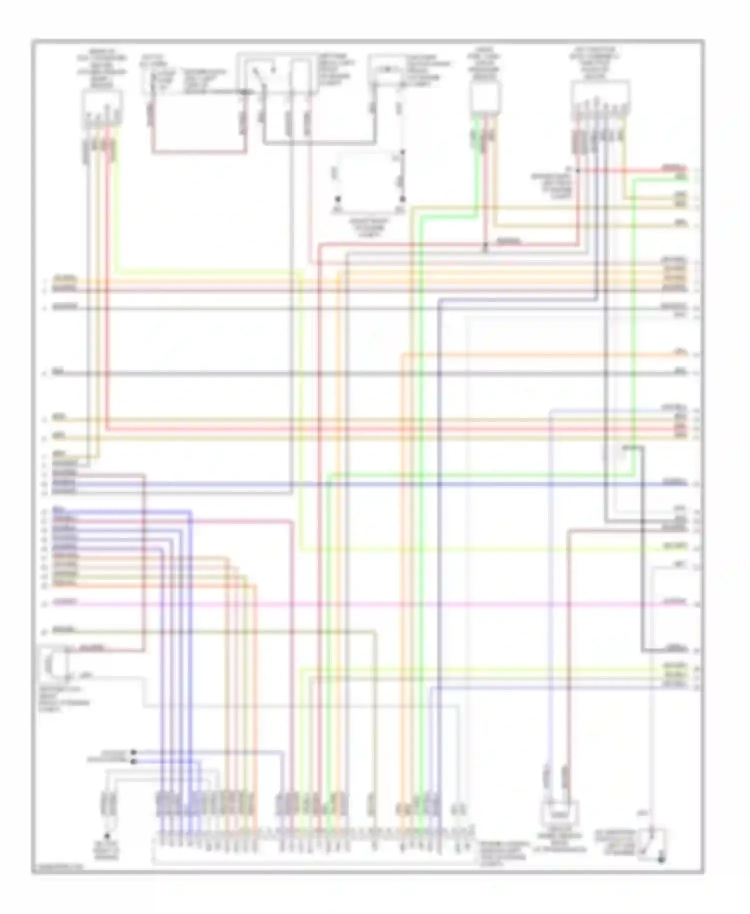 Celica Toyota T230 facelift (2002-2006): Wiring diagram engine performance 1.8l, gt-s (3 of 4)
