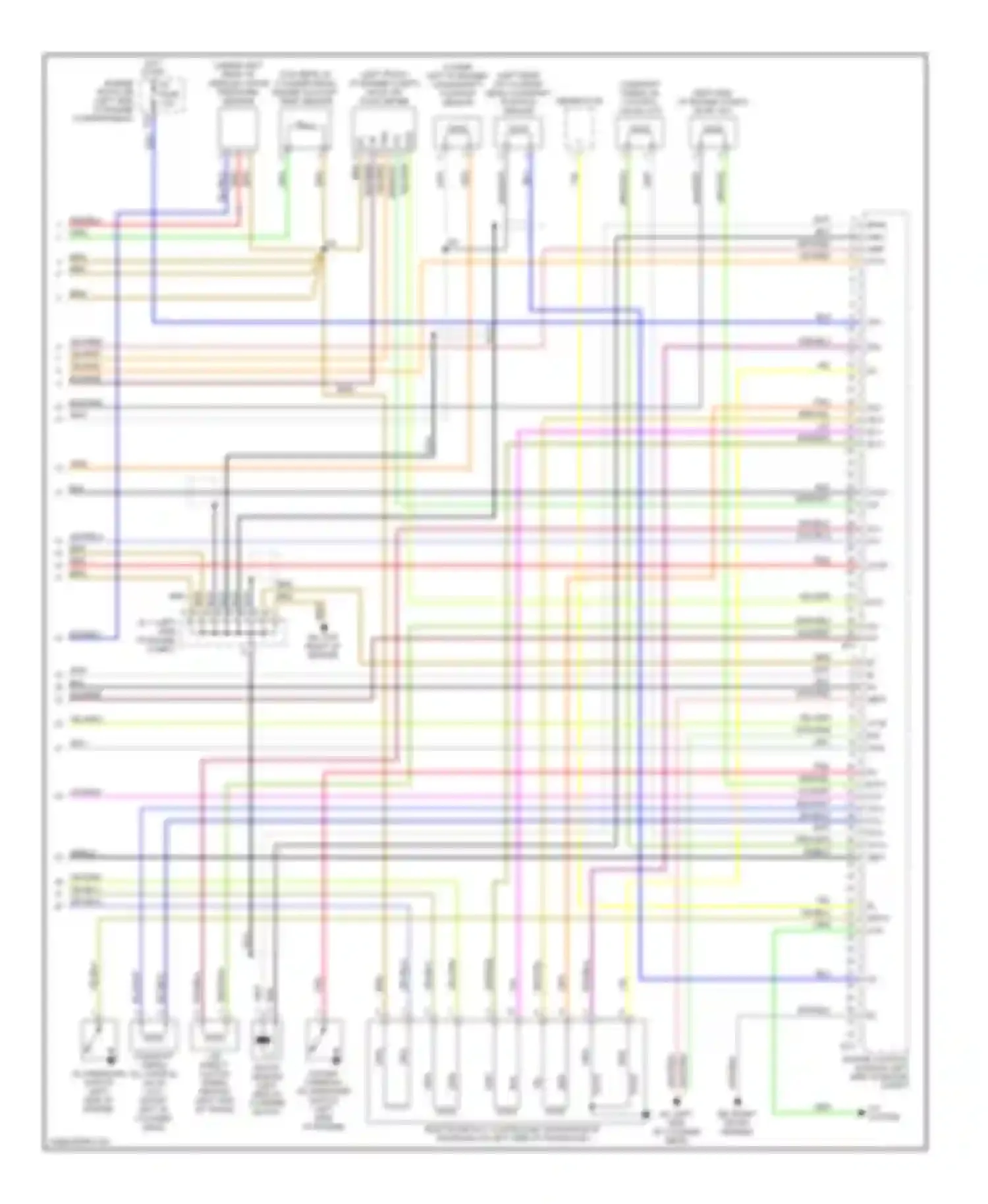 Celica Toyota T230 facelift (2002-2006): Wiring diagram engine performance 1.8l, gt-s (4 of 4)