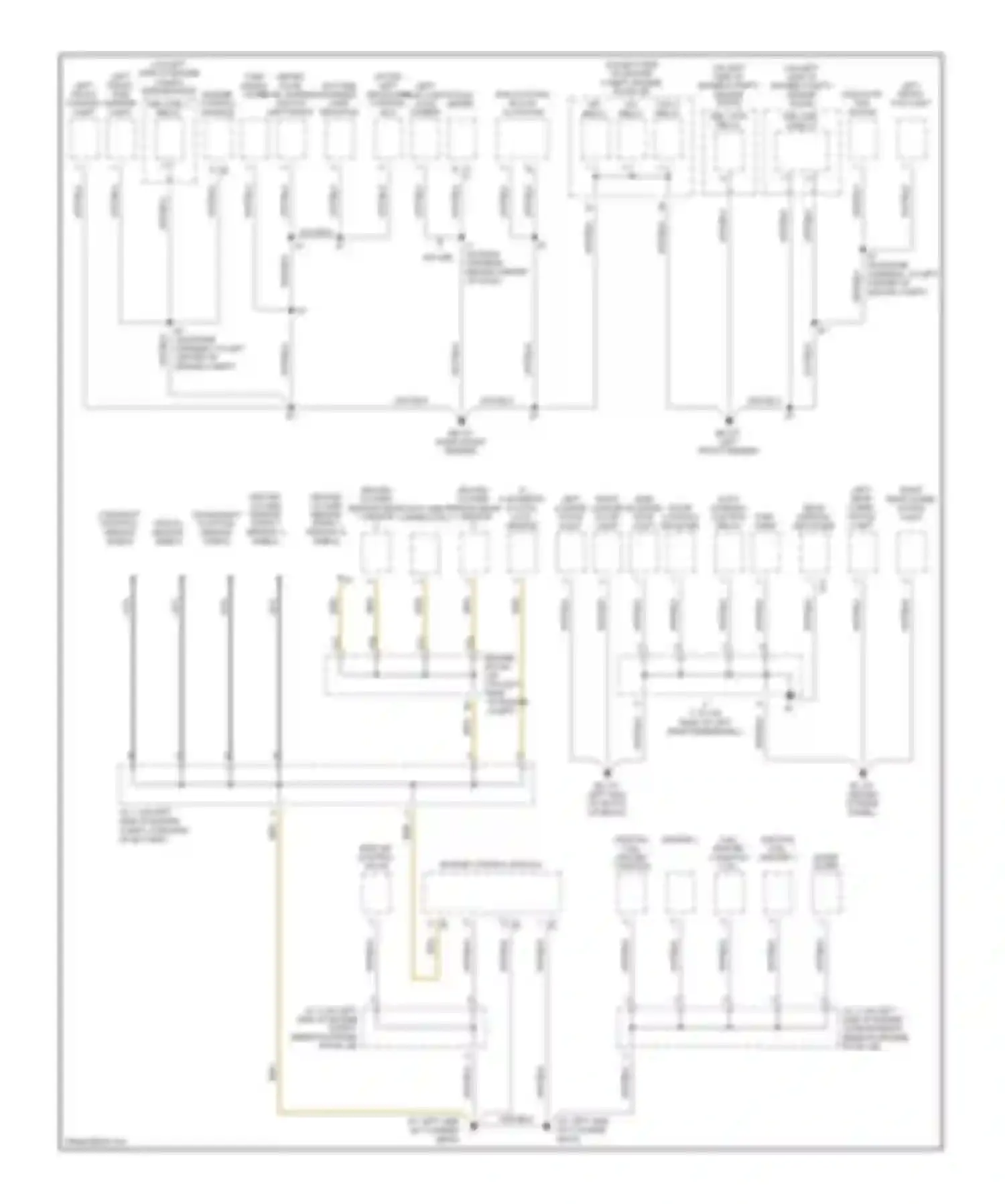 Celica Toyota T230 facelift (2002-2006): Ground distribution circuit, gt (1 of 2)