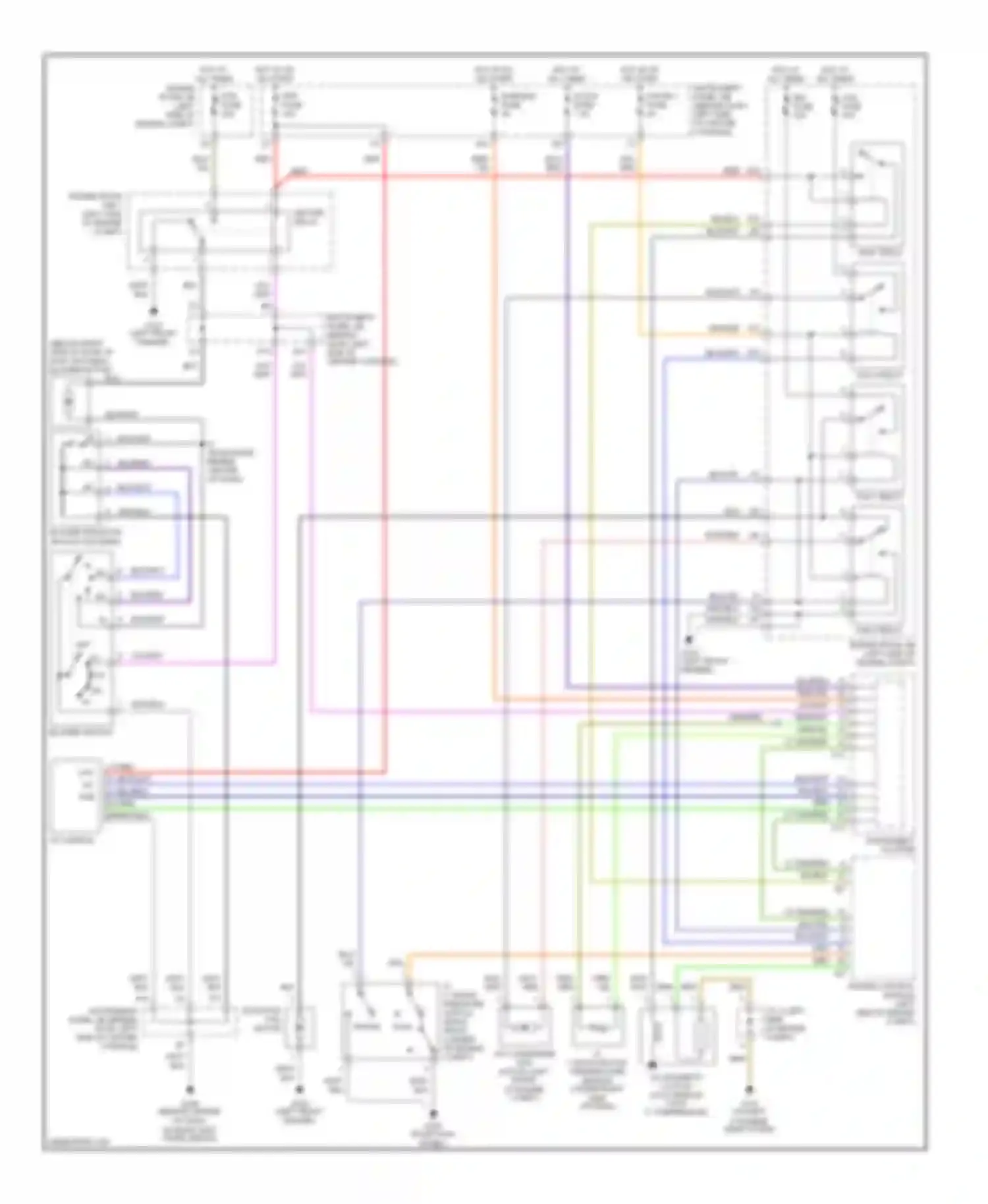 Celica Toyota T230 (1999-2002): Manual a/c circuit