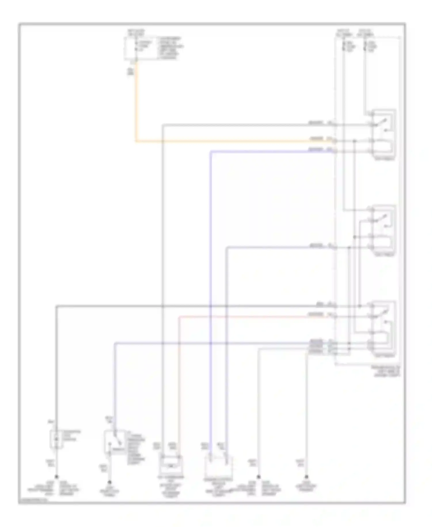 Celica Toyota T230 (1999-2002): Cooling fan circuit