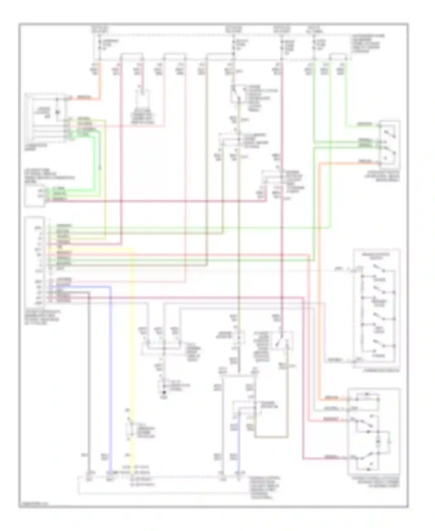 Celica Toyota T230 (1999-2002): Cruise control circuit