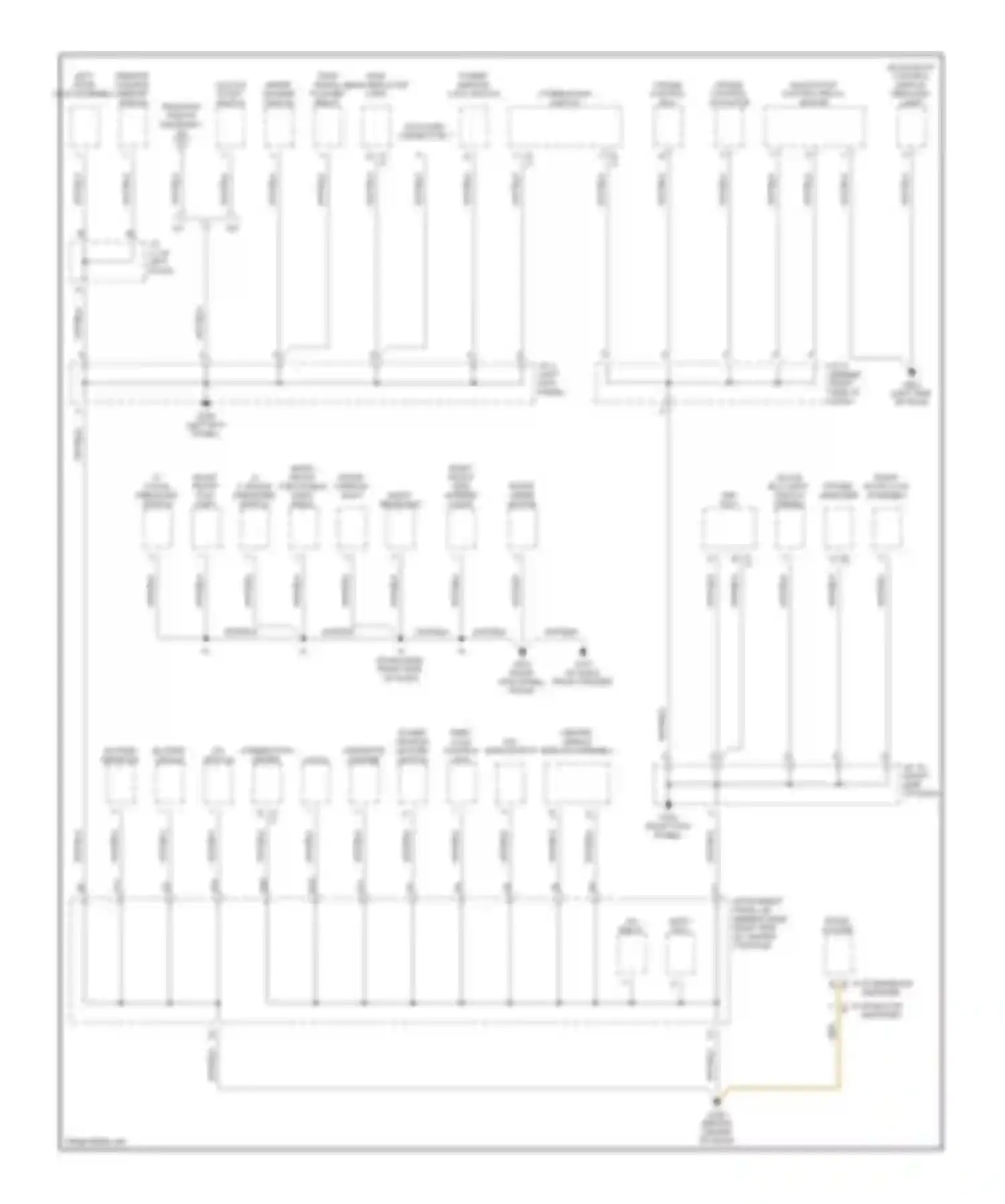 Celica Toyota T230 (1999-2002): Ground distribution circuit (2 of 2)