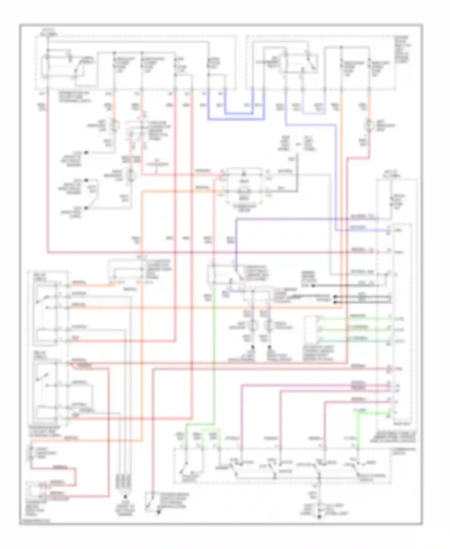 Celica Toyota T230 (1999-2002): Headlight circuit