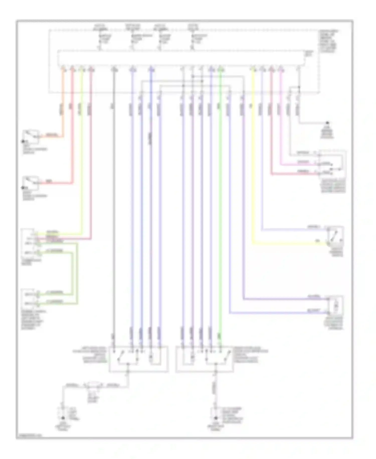 Celica Toyota T230 (1999-2002): Power door lock circuit
