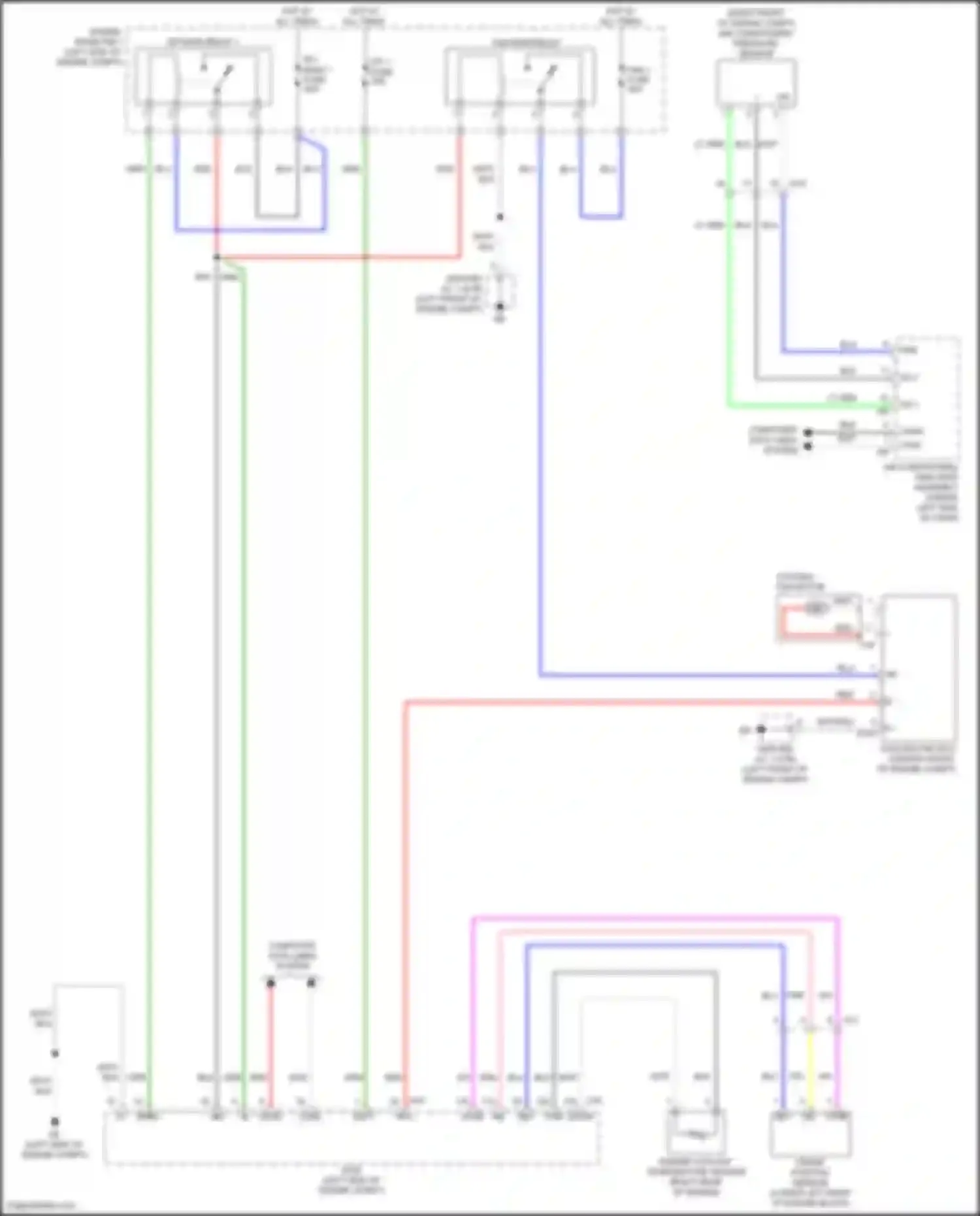 Corolla Cross Toyota I (2020-2024): Cooling fan circuit