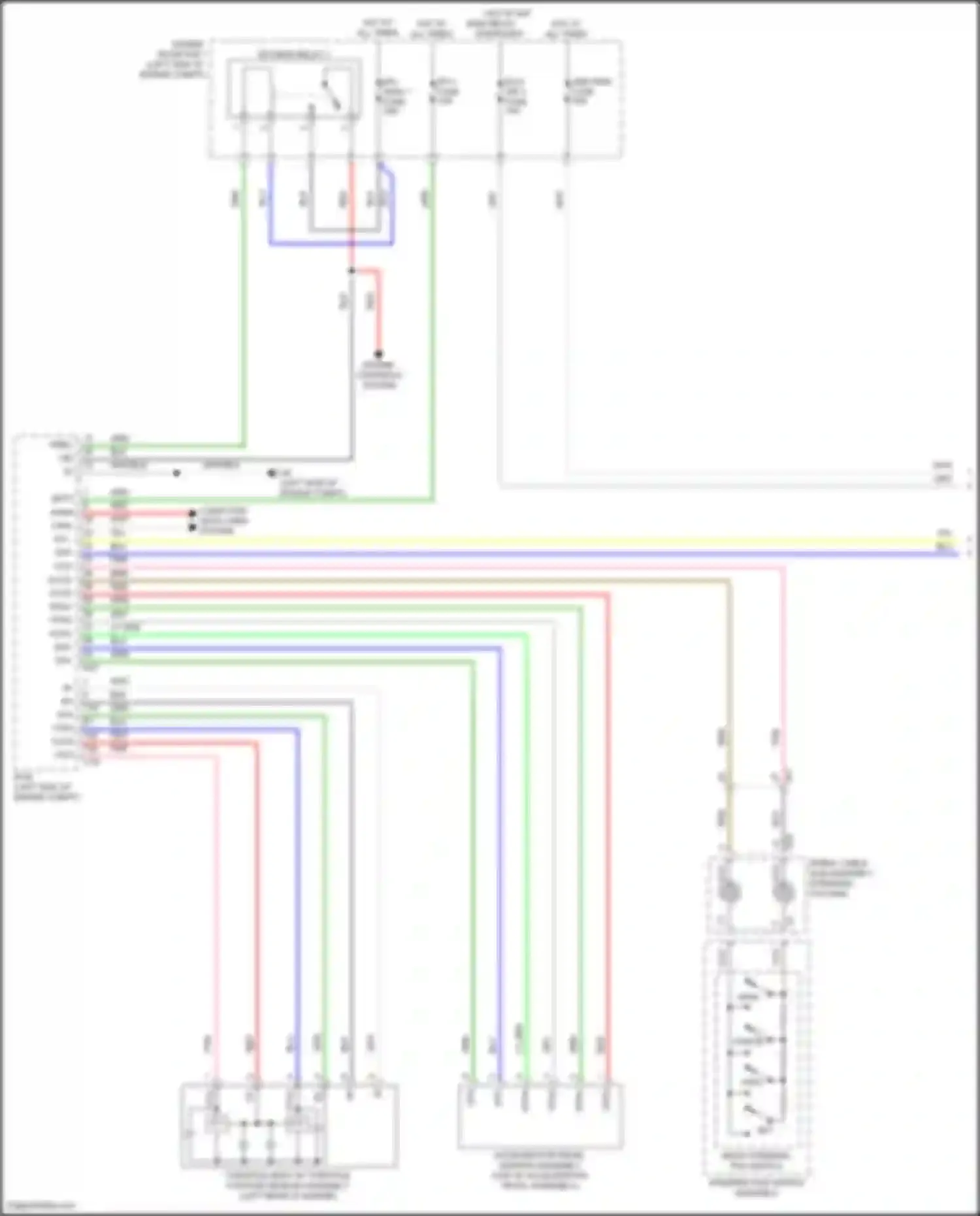 Corolla Cross Toyota I (2020-2024): Cruise control circuit (1 of 2)