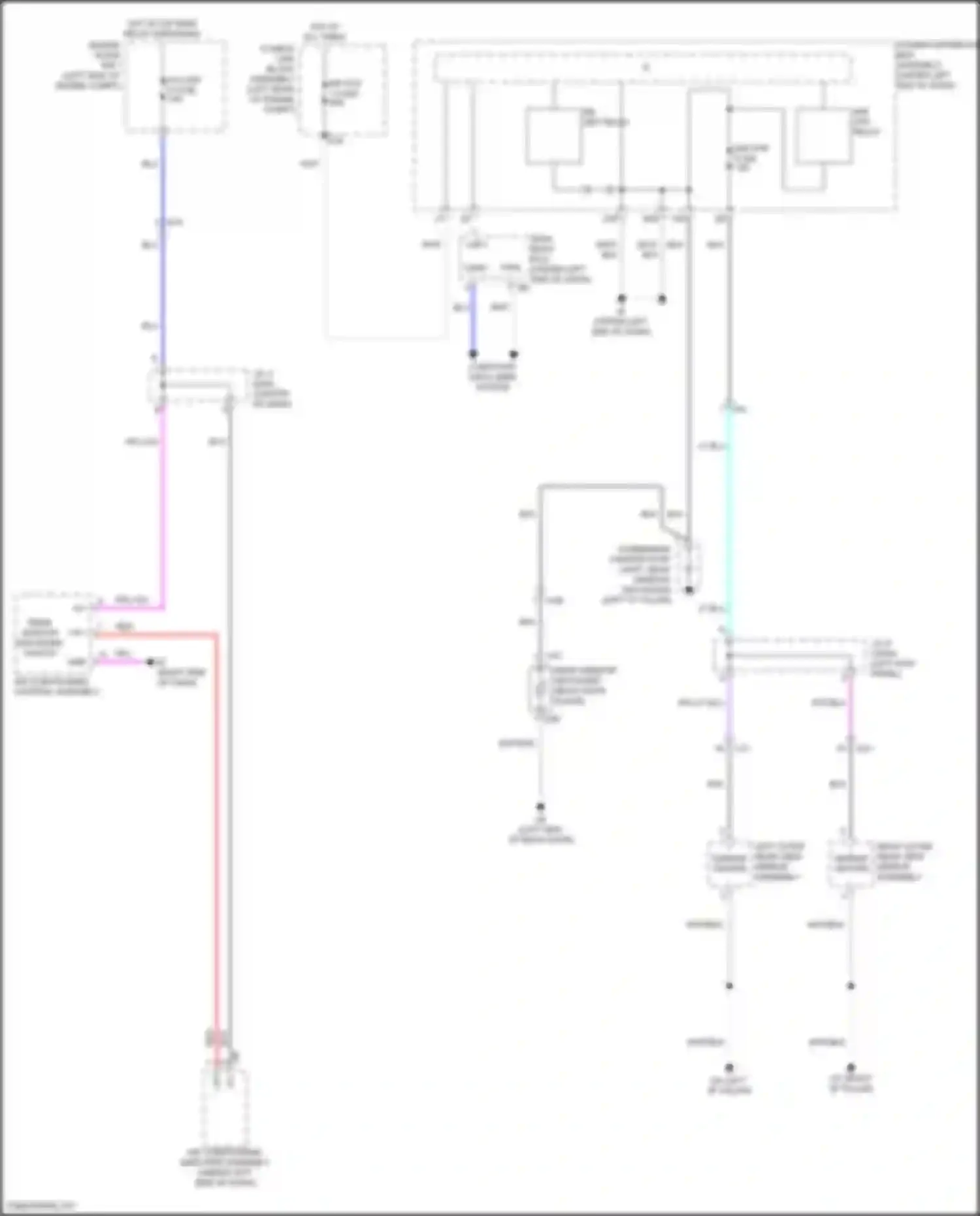Corolla Cross Toyota I (2020-2024): Mirror heater & rear defogger circuit