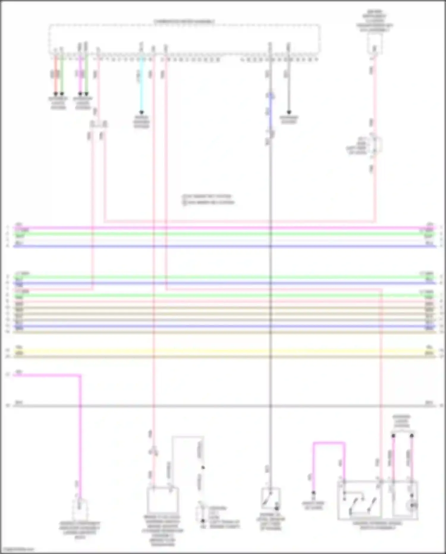 Corolla Cross Toyota I (2020-2024): Instrument cluster circuit (2 of 4)