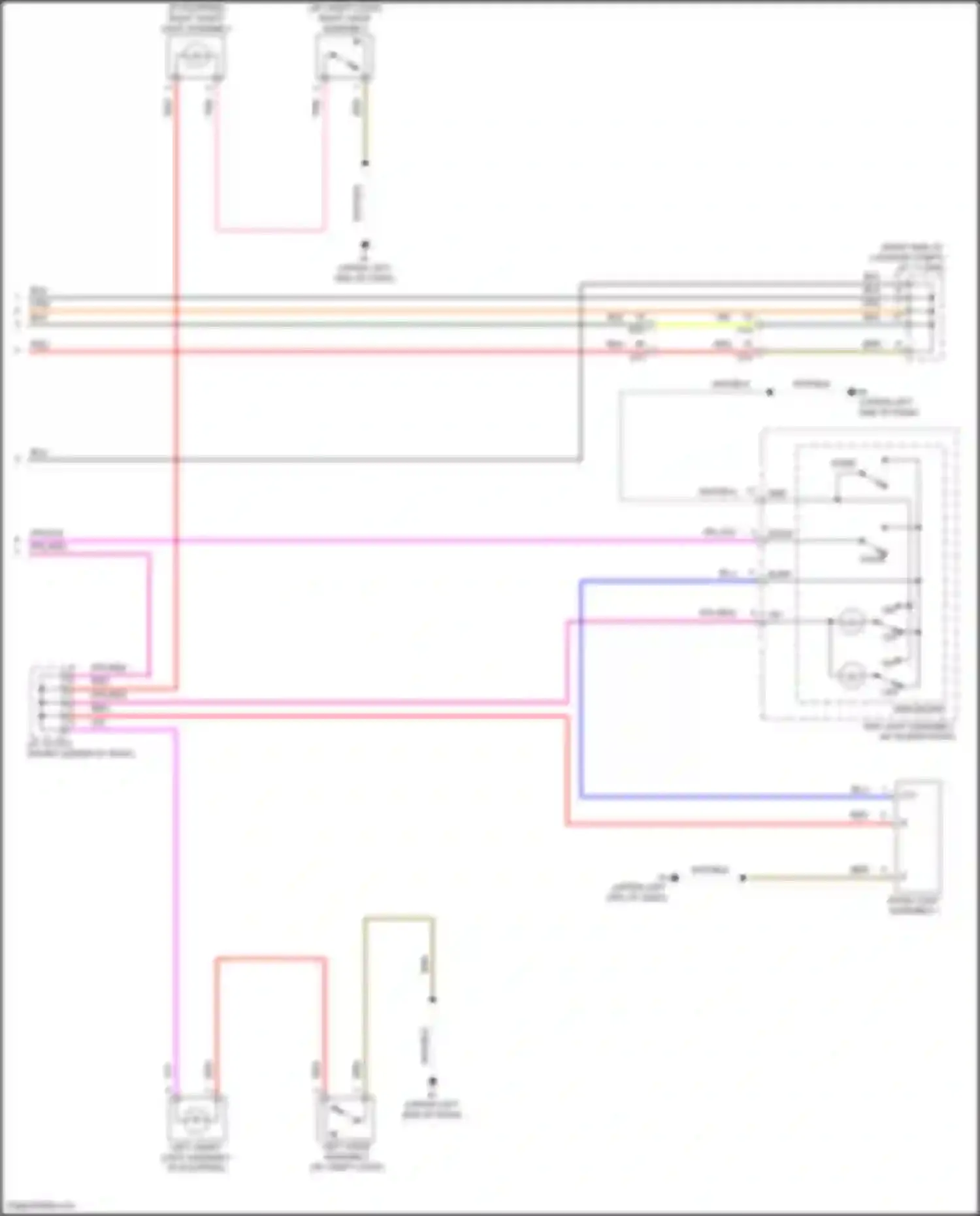 Corolla Cross Toyota I (2020-2024): Courtesy lamps circuit (3 of 3)