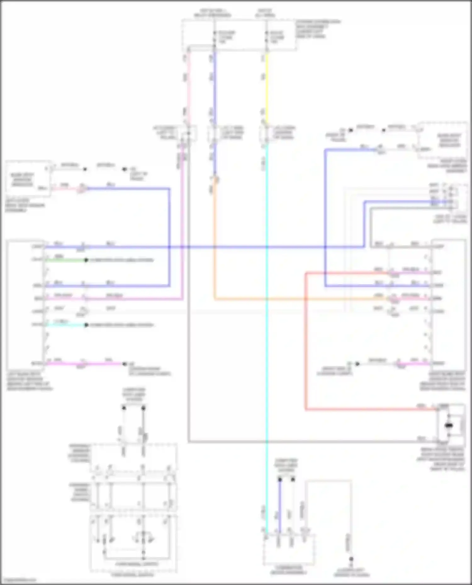 Corolla Cross Toyota I (2020-2024): Blind spot monitoring circuit