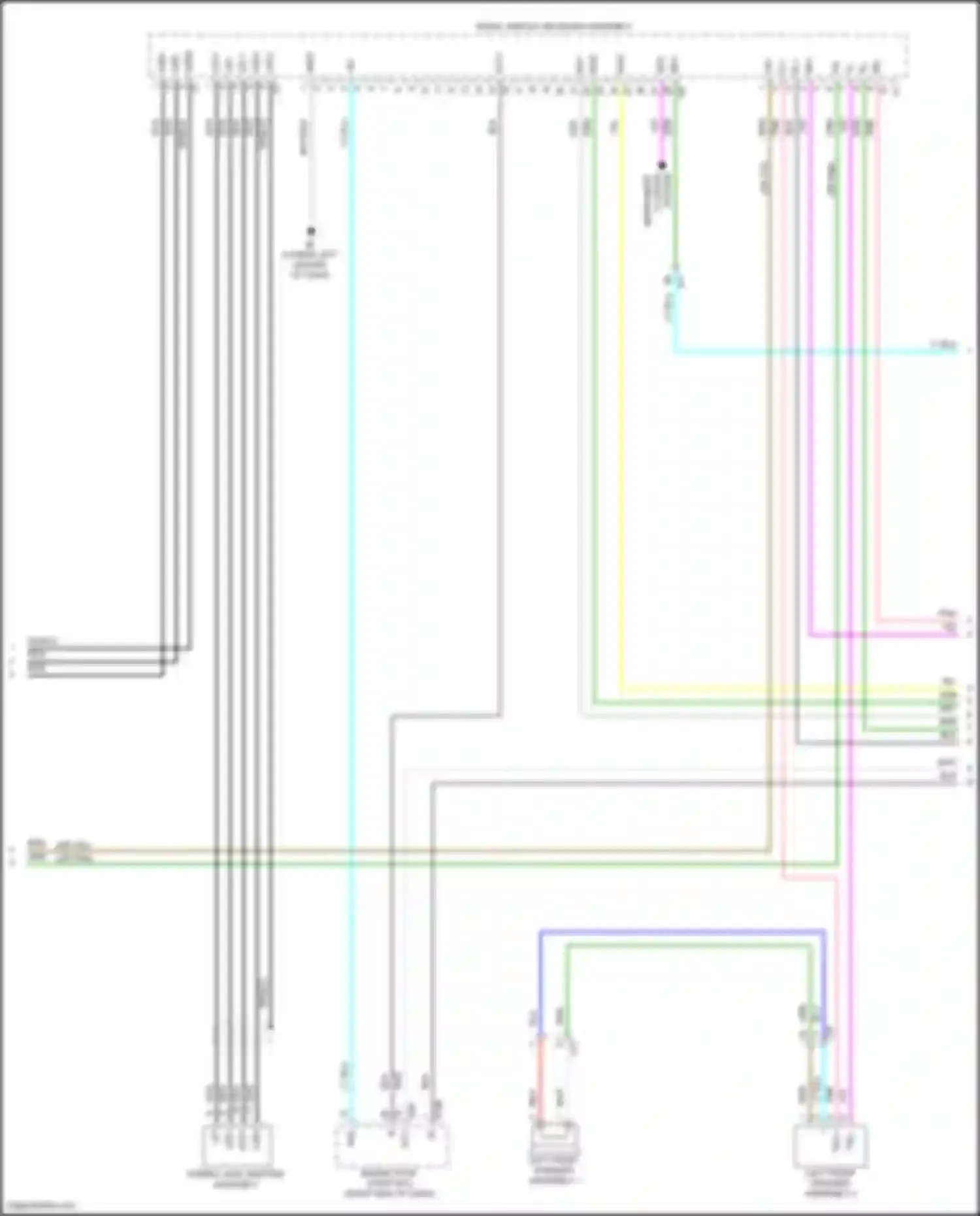 Corolla Cross Toyota I (2020-2024): Navigation circuit, w/ built-in amplifier (3 of 4)
