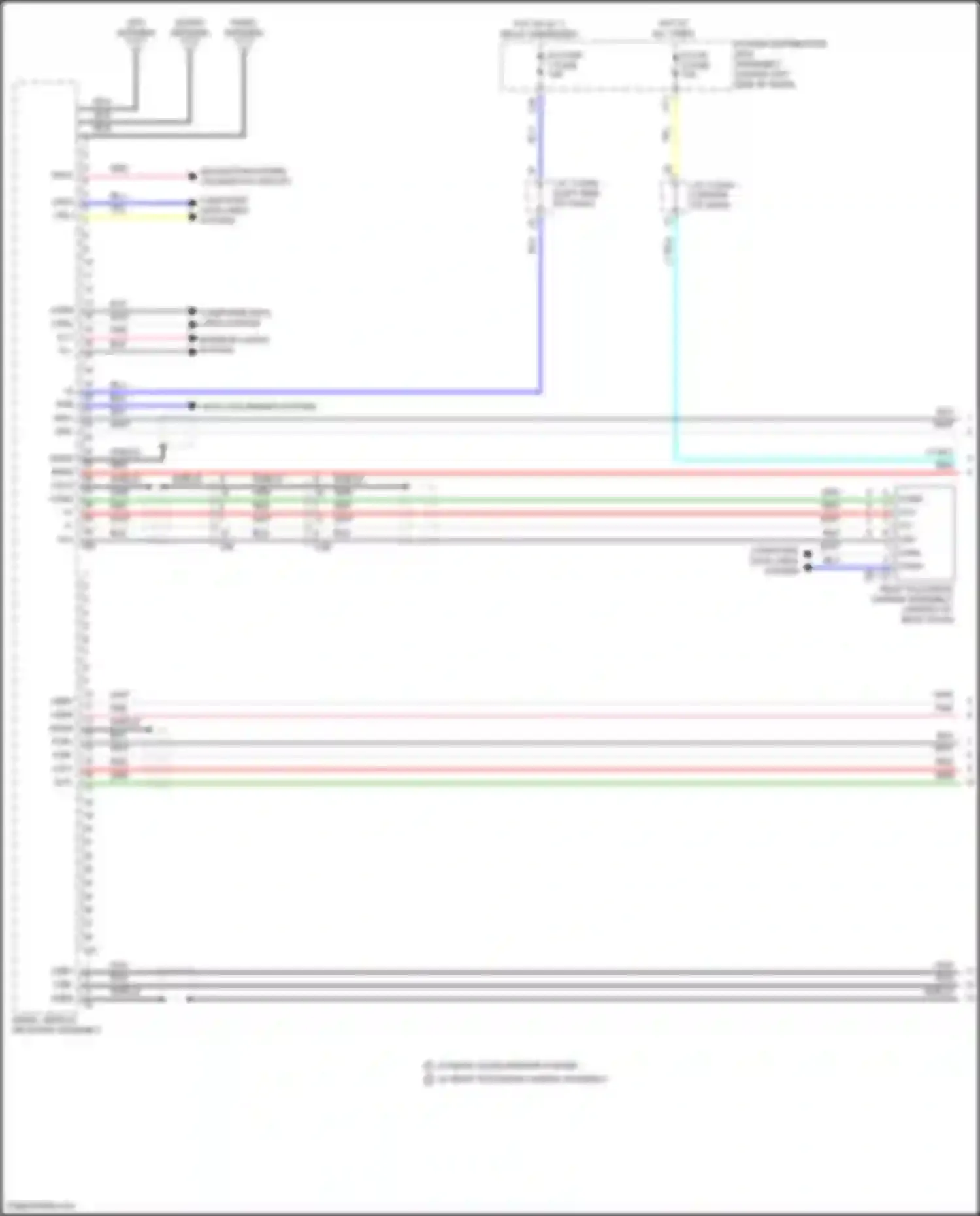 Corolla Cross Toyota I (2020-2024): Navigation circuit, w/ separate amplifier (1 of 5)
