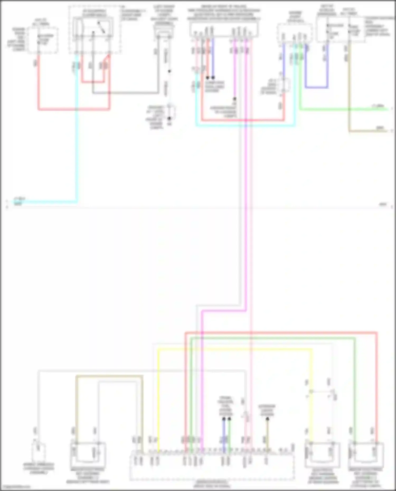 Corolla Cross Toyota I (2020-2024): Power door locks circuit, w/ smart key system (3 of 4)