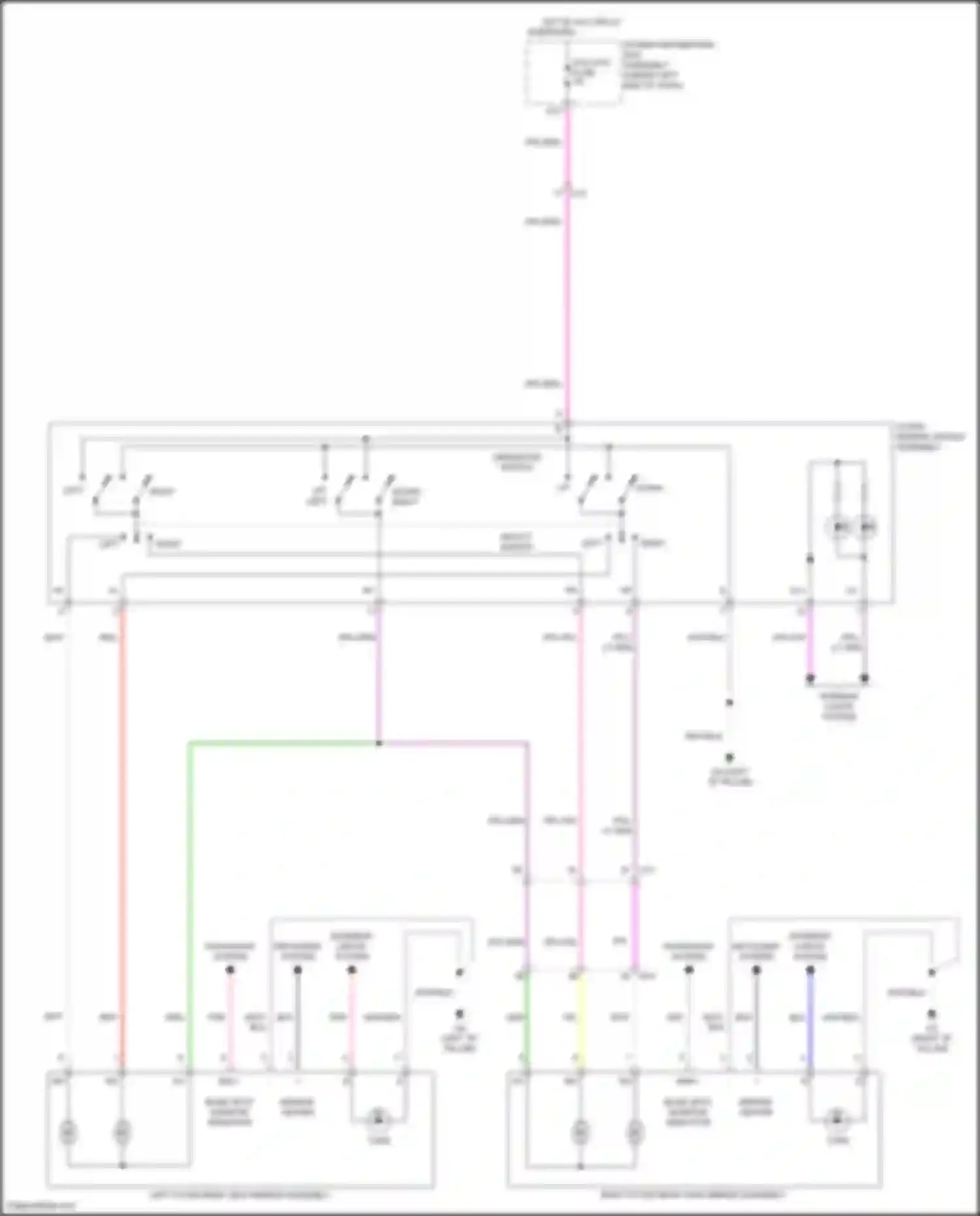 Corolla Cross Toyota I (2020-2024): Power mirrors circuit