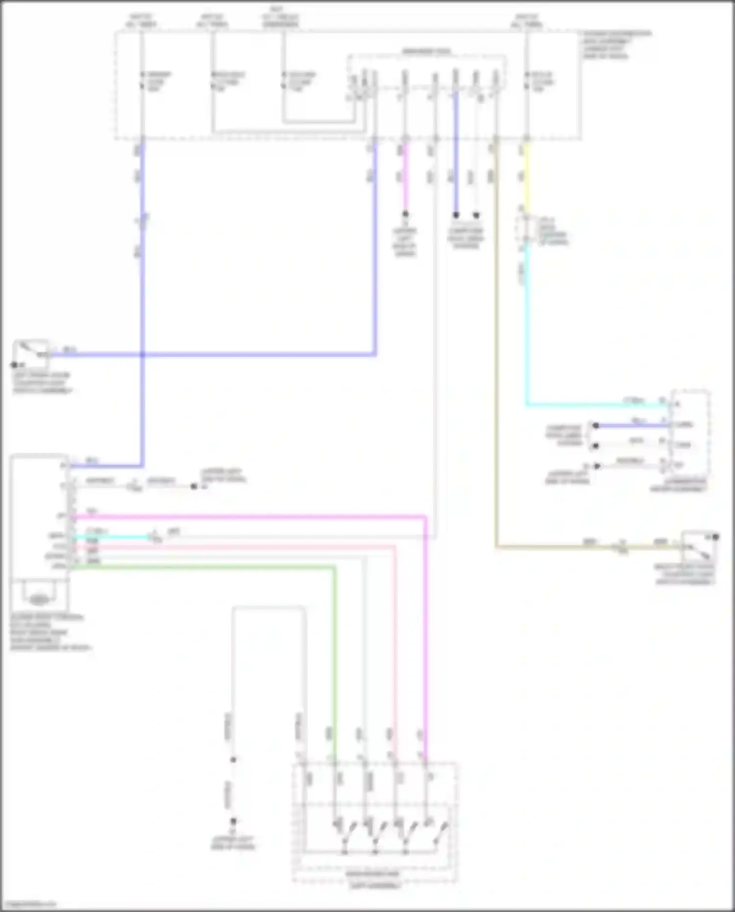 Corolla Cross Toyota I (2020-2024): Power top/sunroof circuit