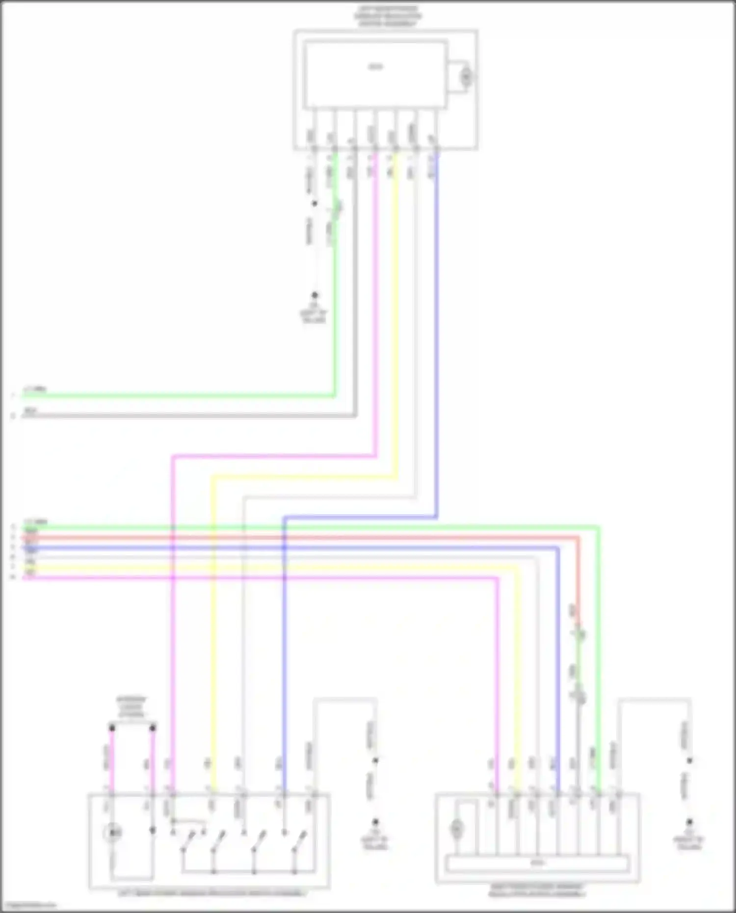 Corolla Cross Toyota I (2020-2024): Power windows circuit (3 of 3)