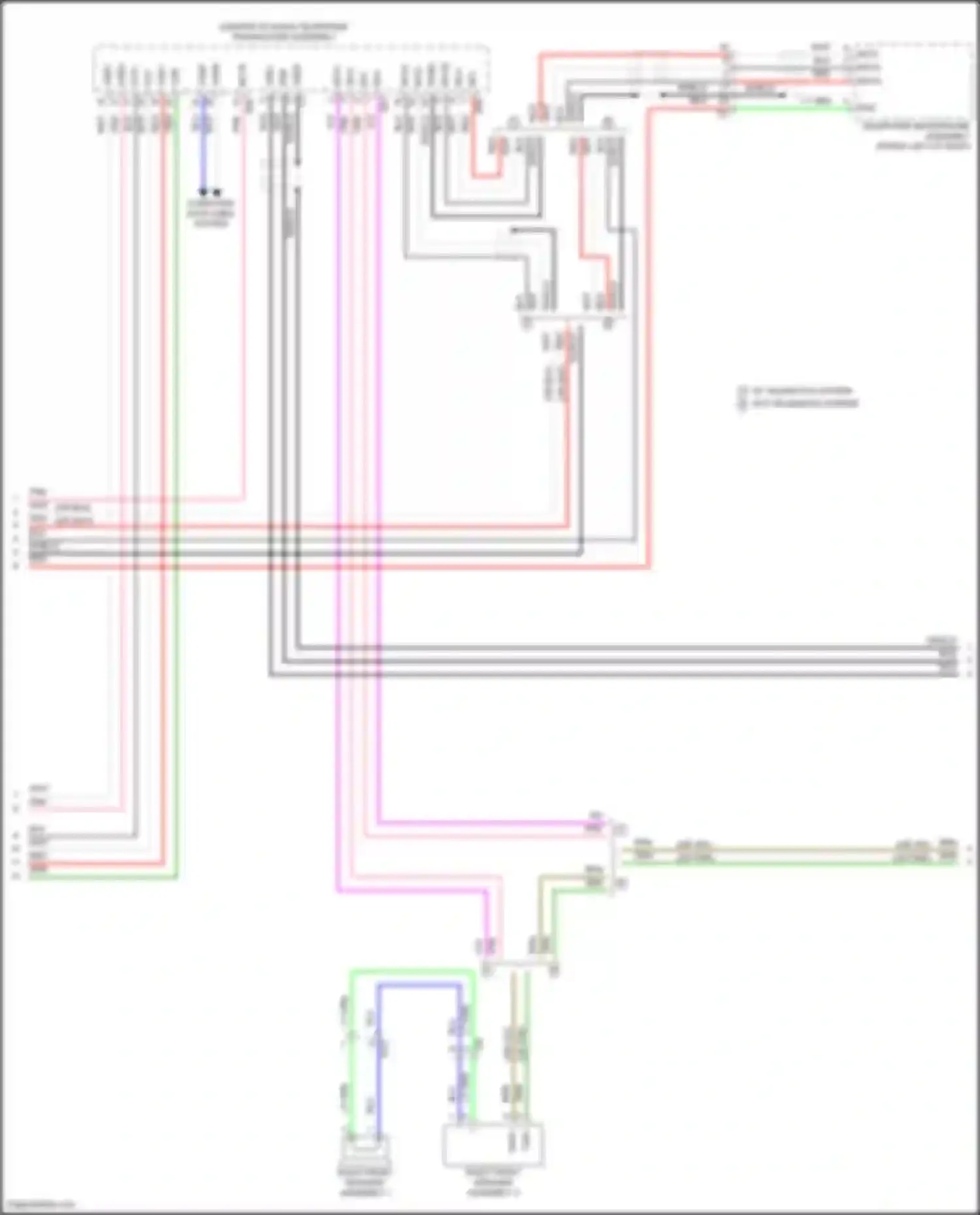 Corolla Cross Toyota I (2020-2024): Radio circuit, w/ built-in amplifier (2 of 4)
