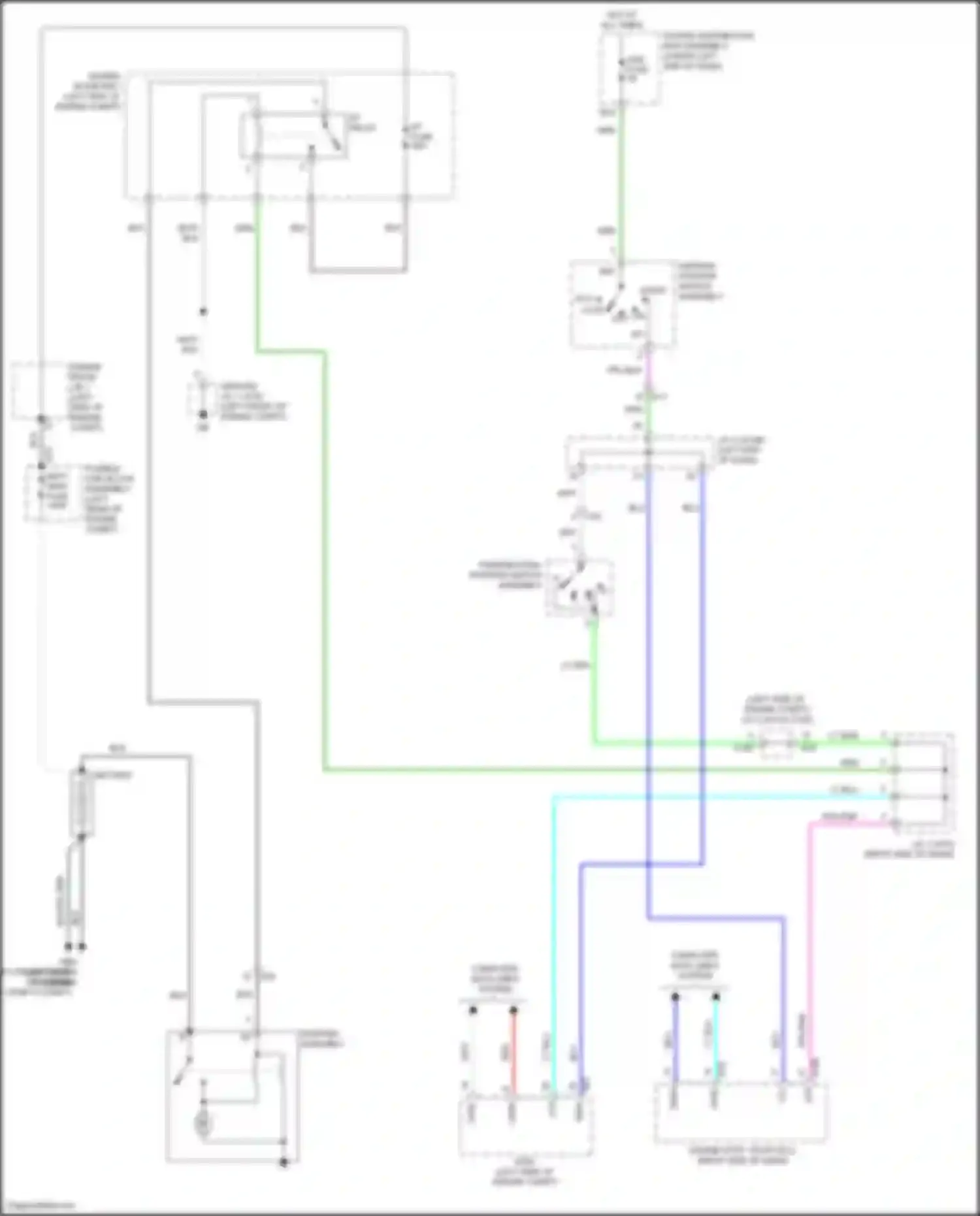 Corolla Cross Toyota I (2020-2024): Starting circuit, w/o smart key system