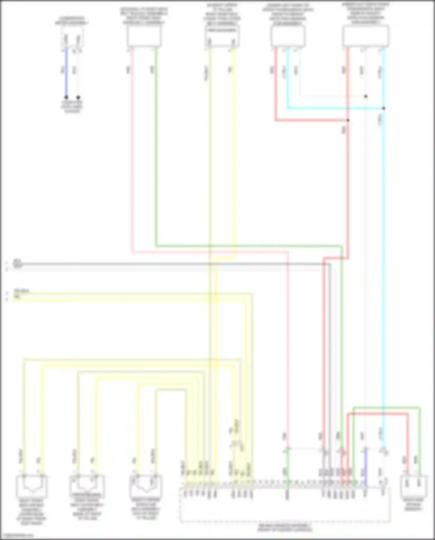 Corolla Cross Toyota I (2020-2024): Supplemental restraints circuit (3 of 3)