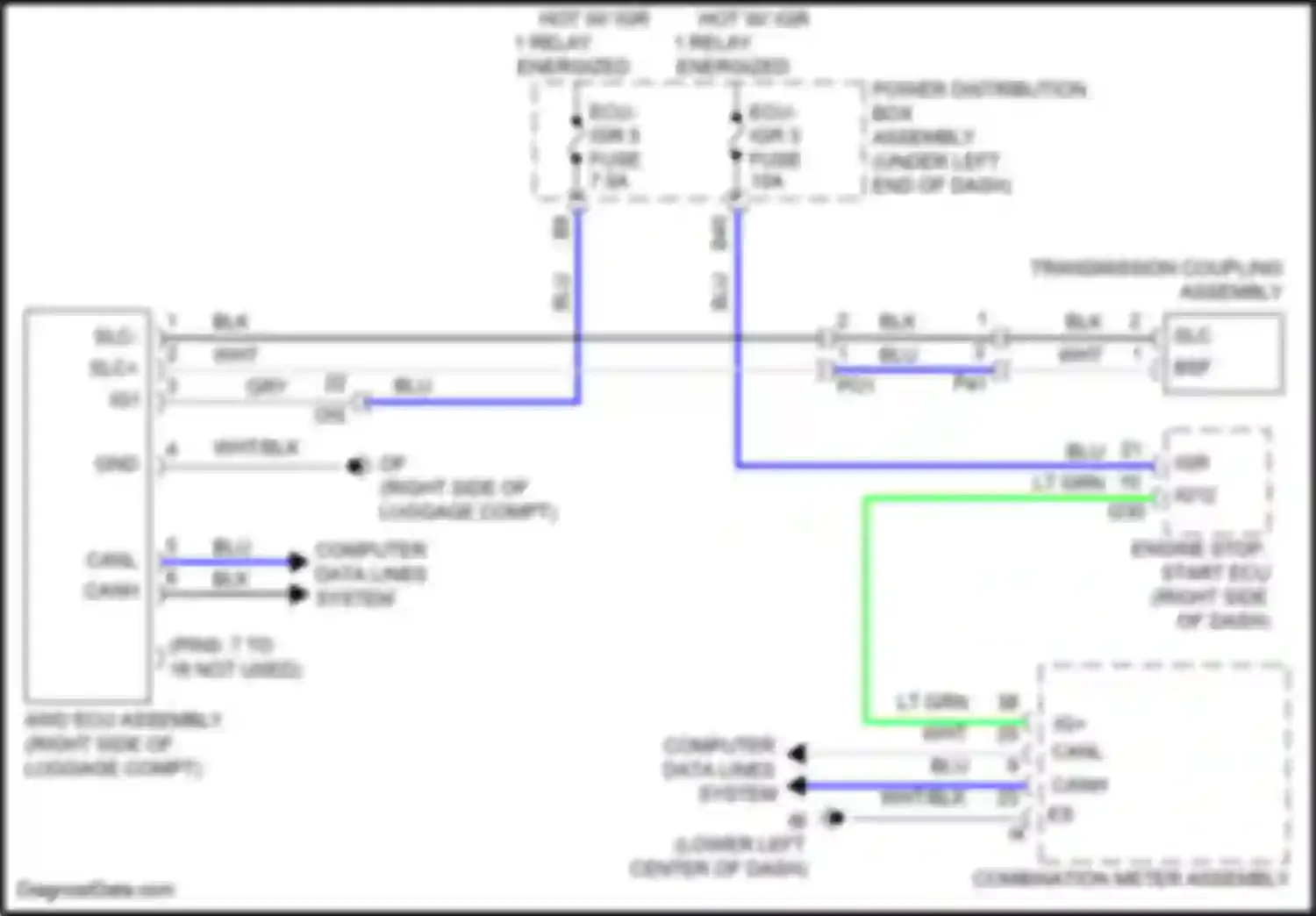 Corolla Cross Toyota I (2020-2024): 4wd circuit