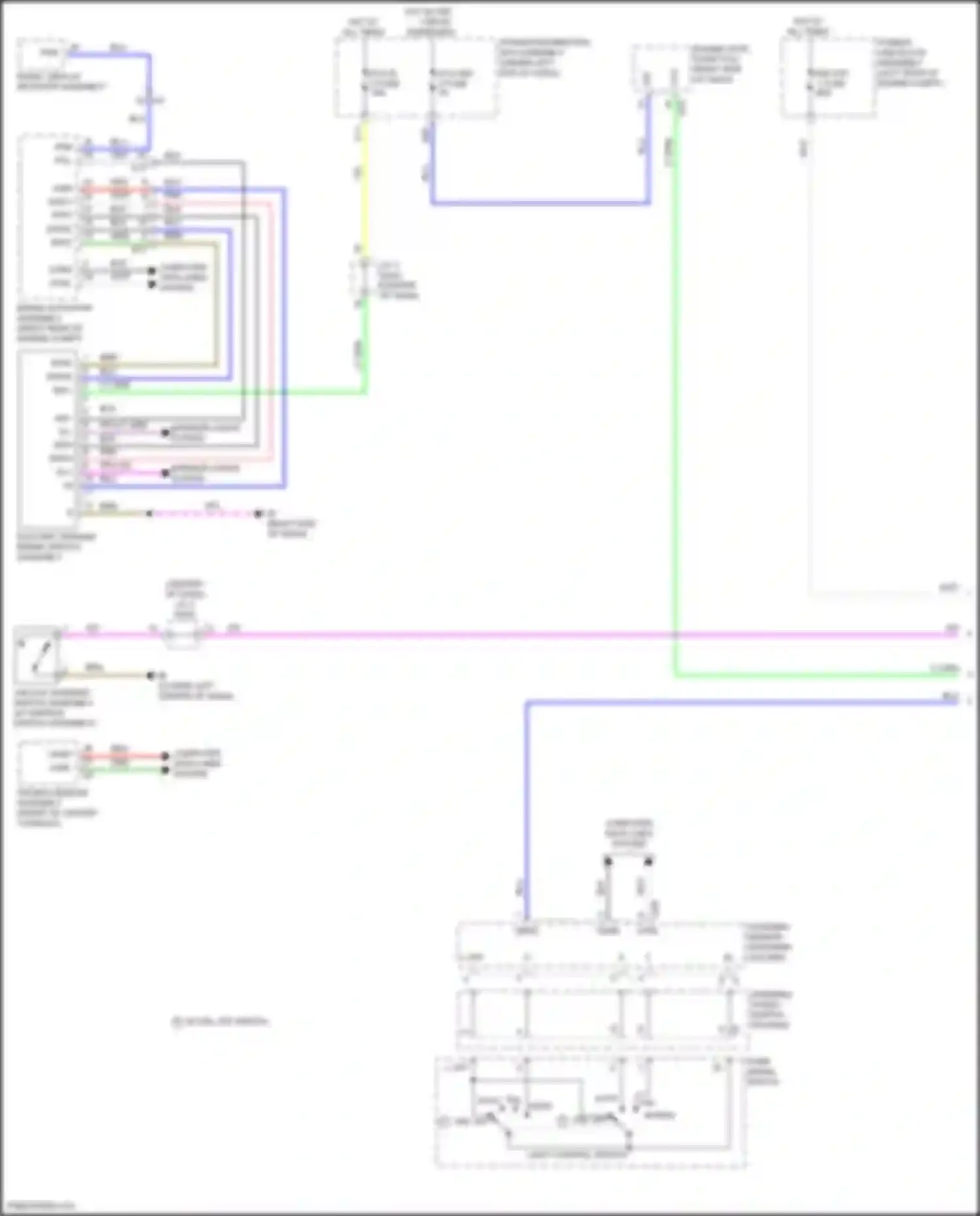 Corolla Cross Toyota I (2020-2024): Key reminder & seat belt warning circuit (1 of 2)