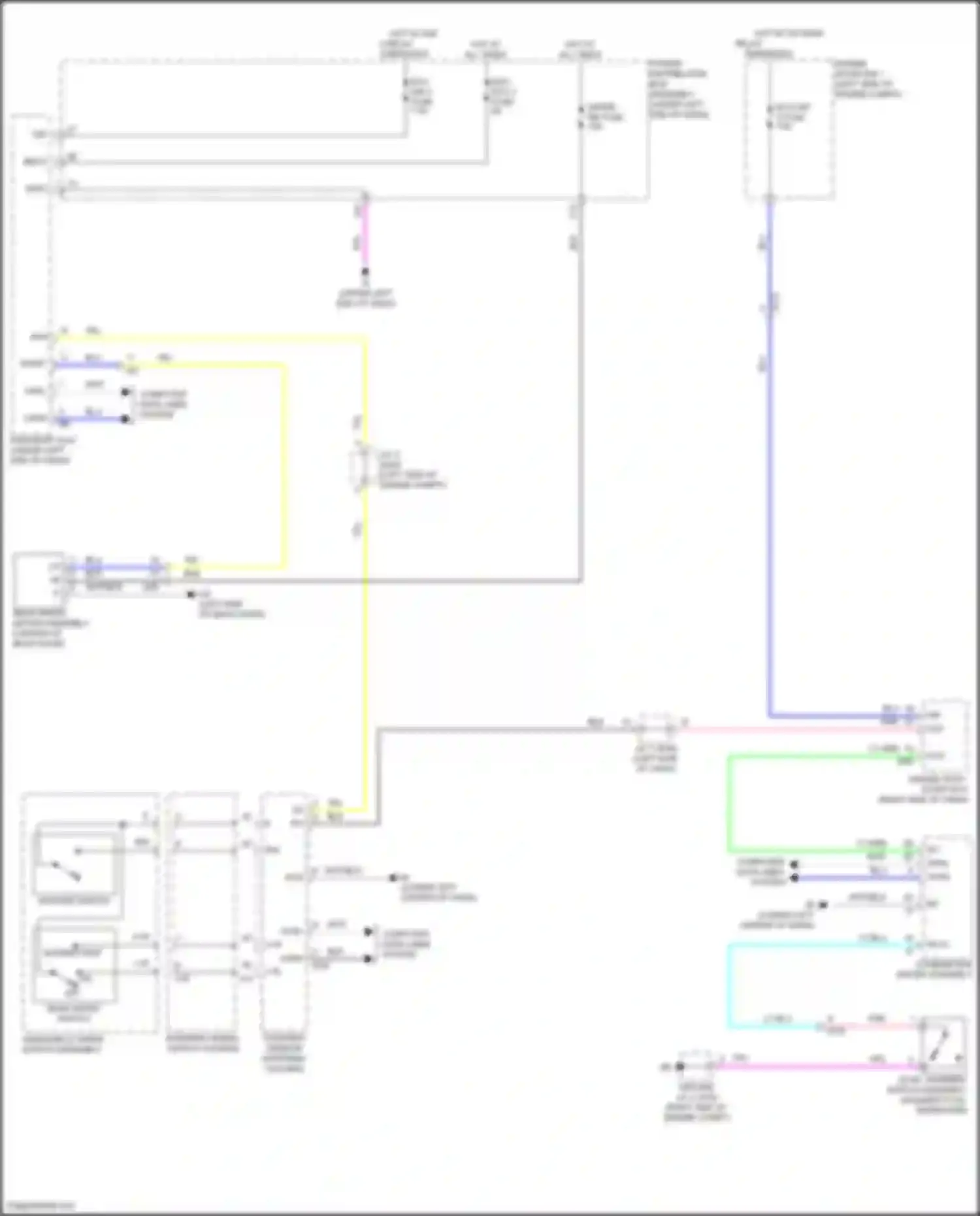 Corolla Cross Toyota I (2020-2024): Rear wiper/washer circuit